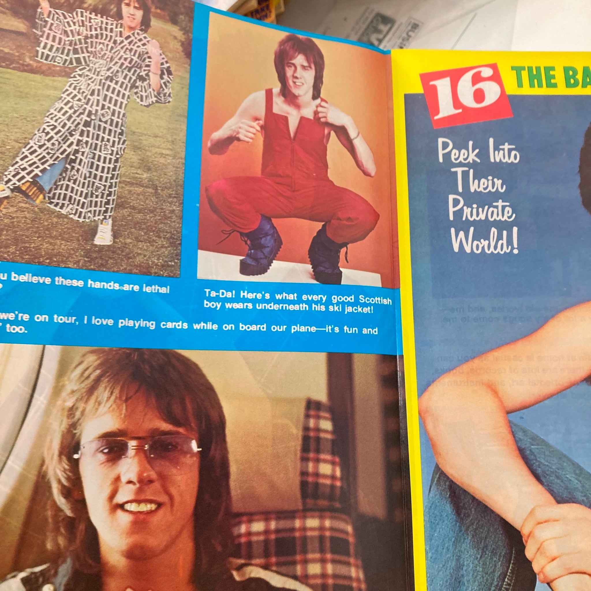 VTG 16 Magazine April 1978 Shaun Cassidy, Kiss and Bay City Rollers No Label