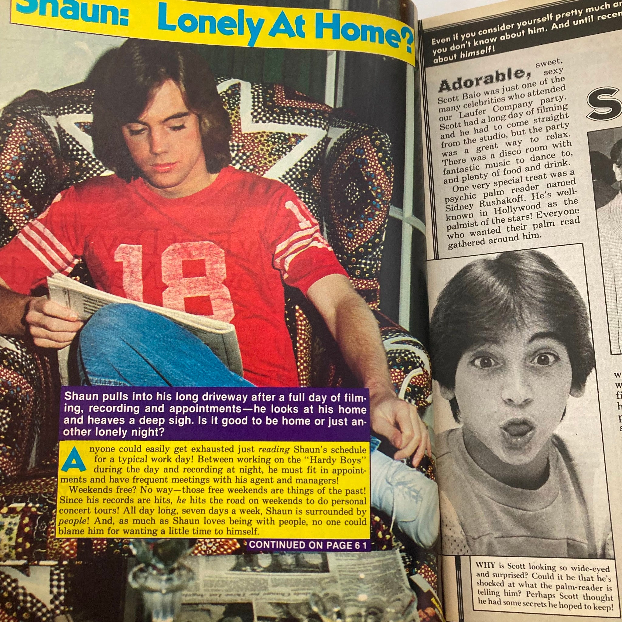 VTG Tiger Beat Star Magazine June 1978 Shaun Cassidy, Leif Garret VG No Label