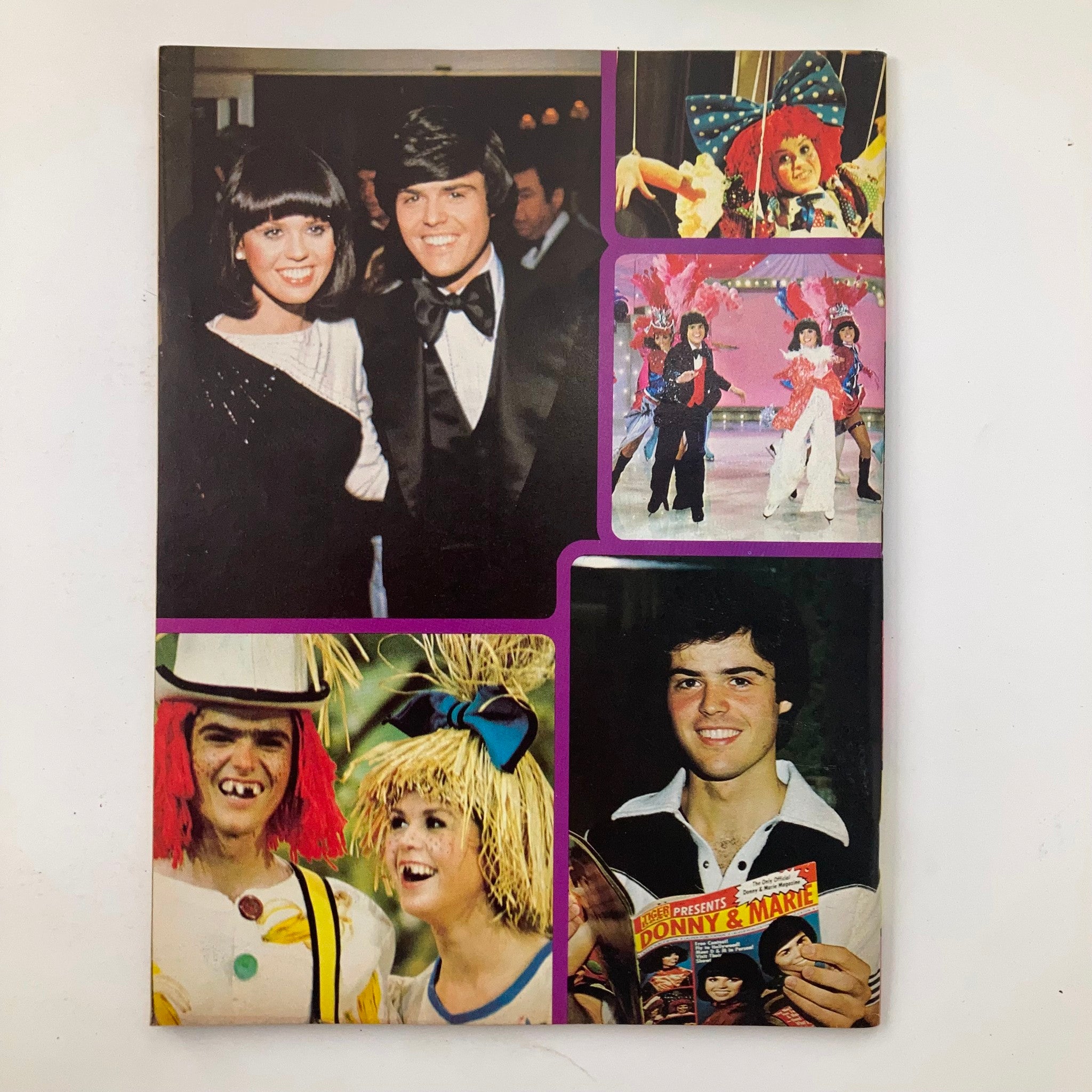 VTG Tiger Beat Magazine Presents 1977 Vol 1 #2 Donny & Marie Osmond w Poster VG