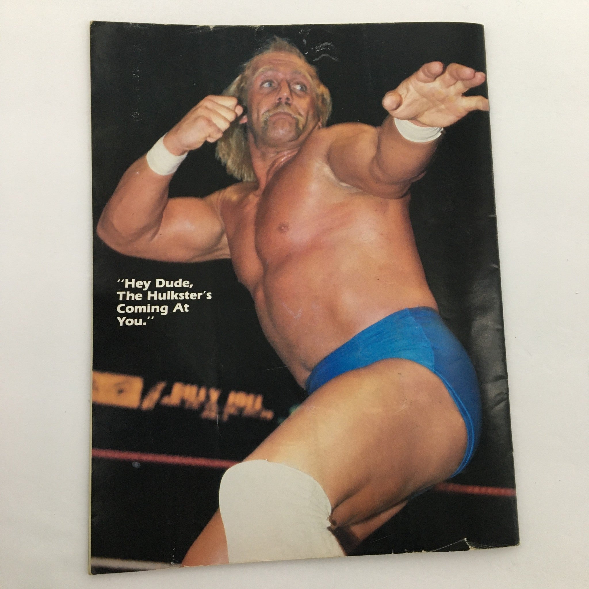 WWF Program August 1984 Wendy Richter & Cindy Lauper & Hulk Hogan Event Matches