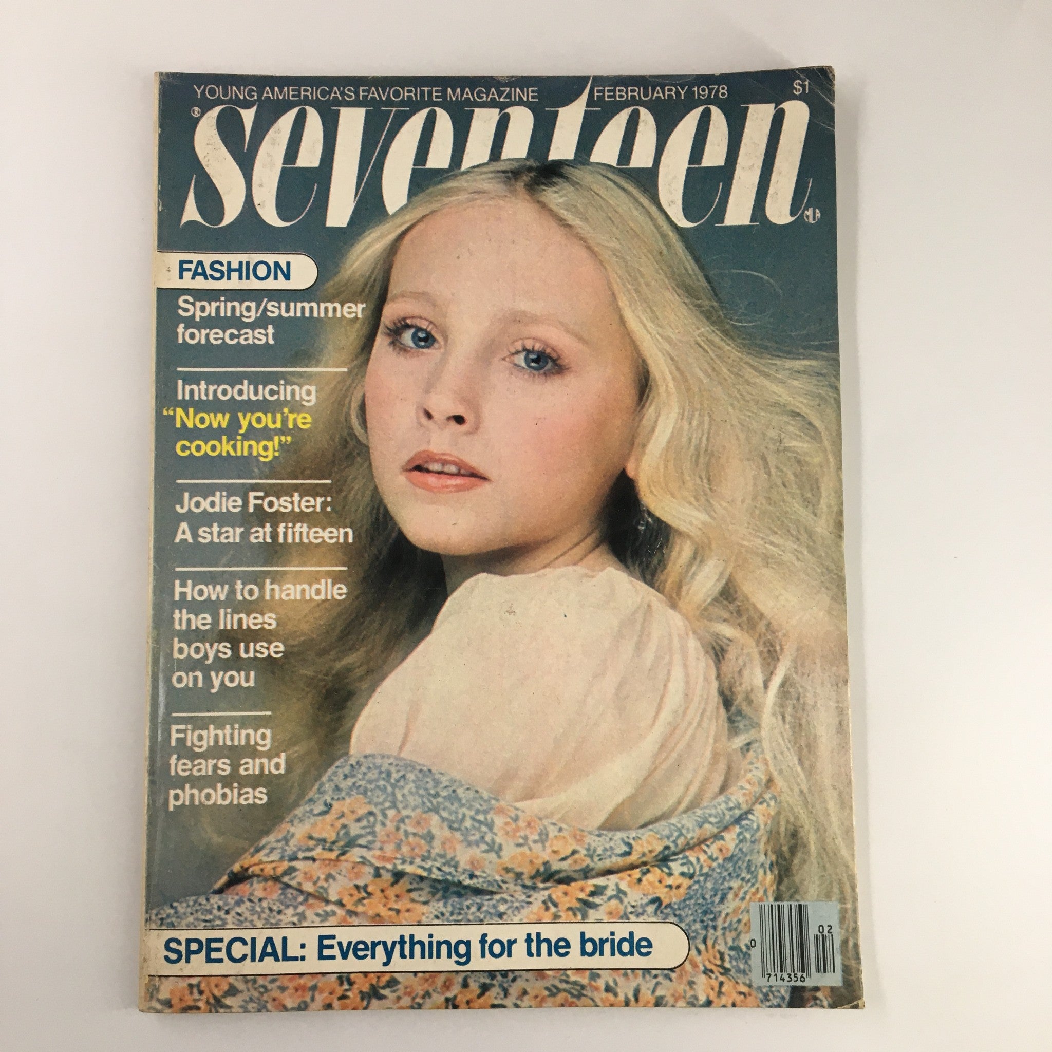 VTG Seventeen Magazine February 1978 Jodie Foster A Star at Fifteen No Label