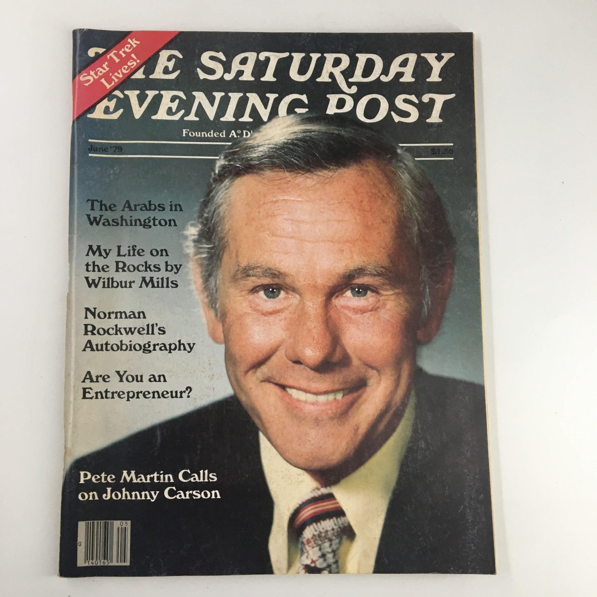 The Saturday Evening Post June 1979 Pete Martin Calls on Johnny Carson No Label