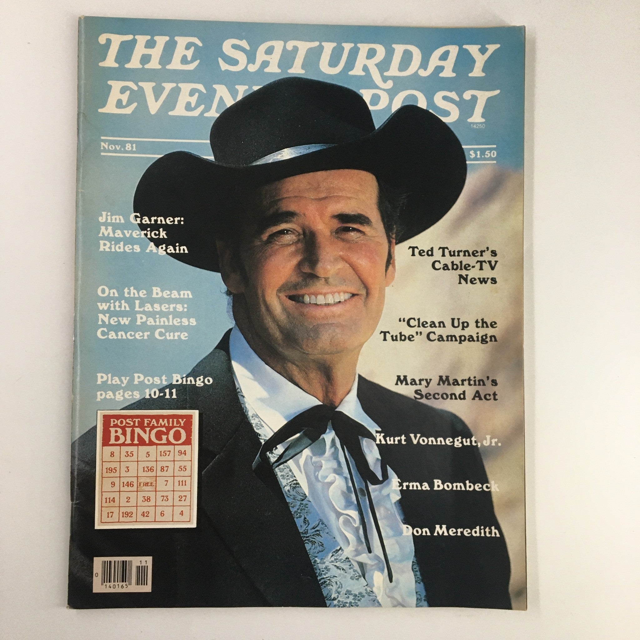 The Saturday Evening Post November 1981 Jim Garner Maverick Rides Again No Label