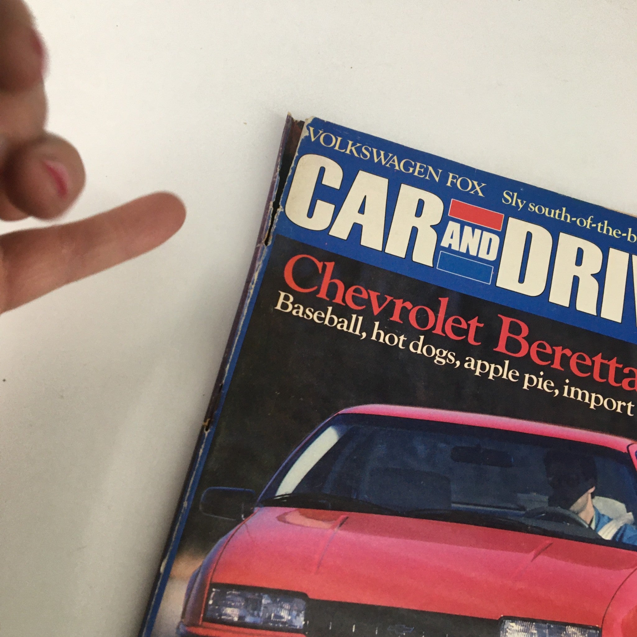 Car and Driver Magazine February 1987 Chevrolet Beretta GT Import Bashing