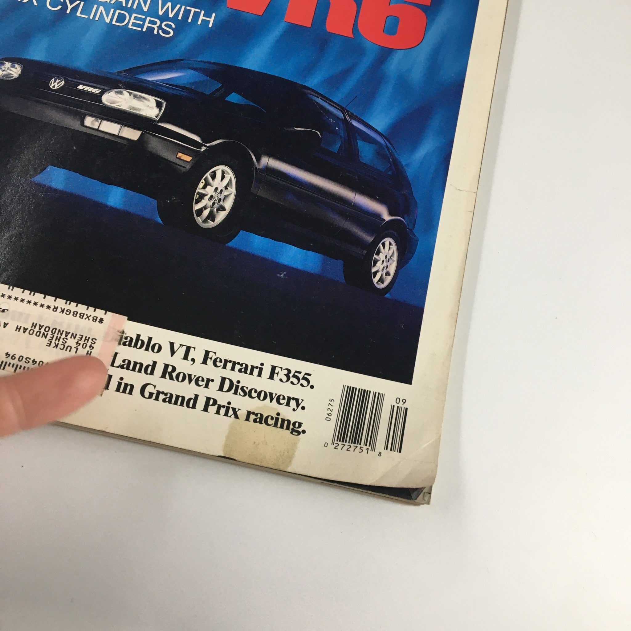 Car and Driver Magazine September 1994 Volkswagen is Back with GTI VR6