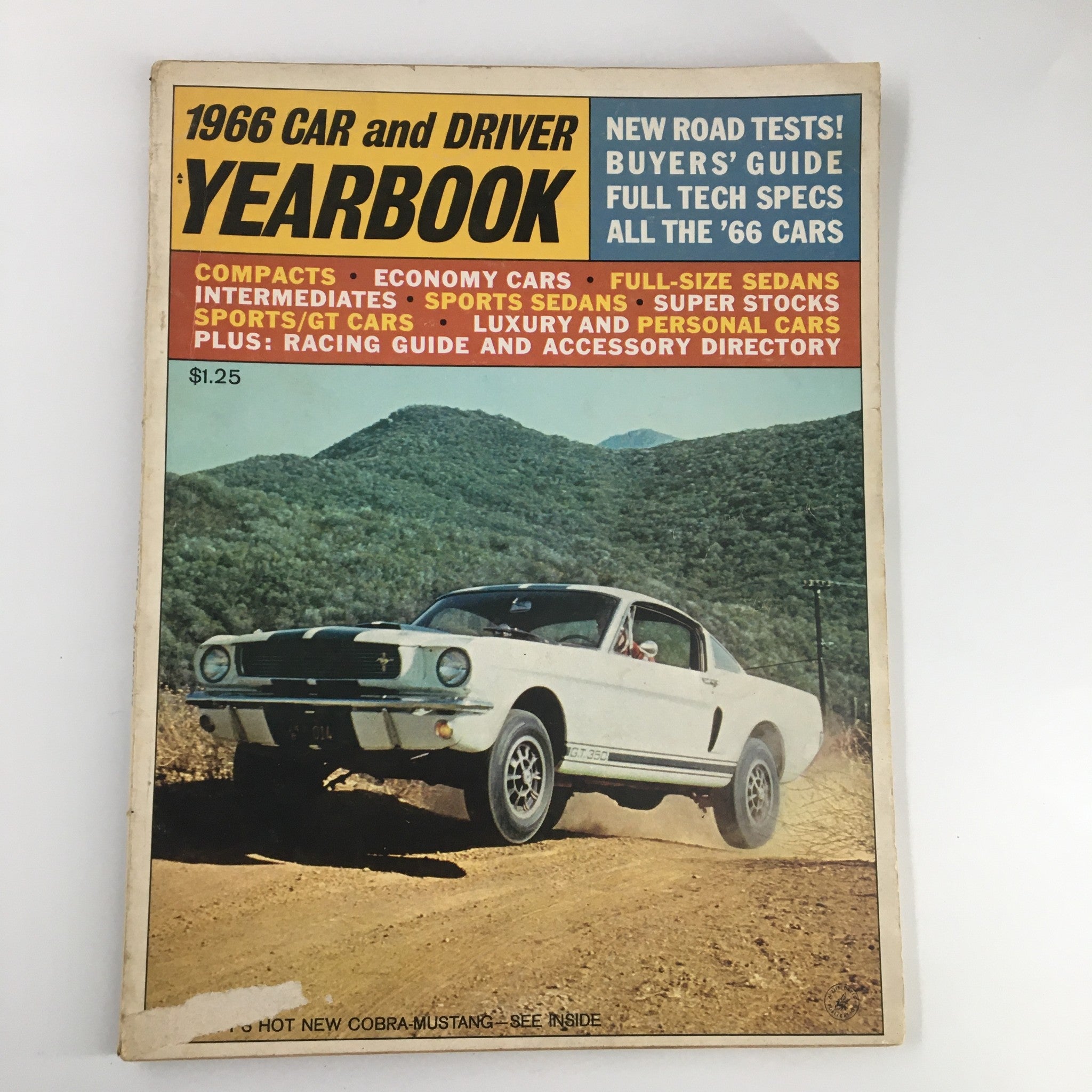 Car and Driver Yearbook 1966 Racing Guide and Accessory Directory No Label