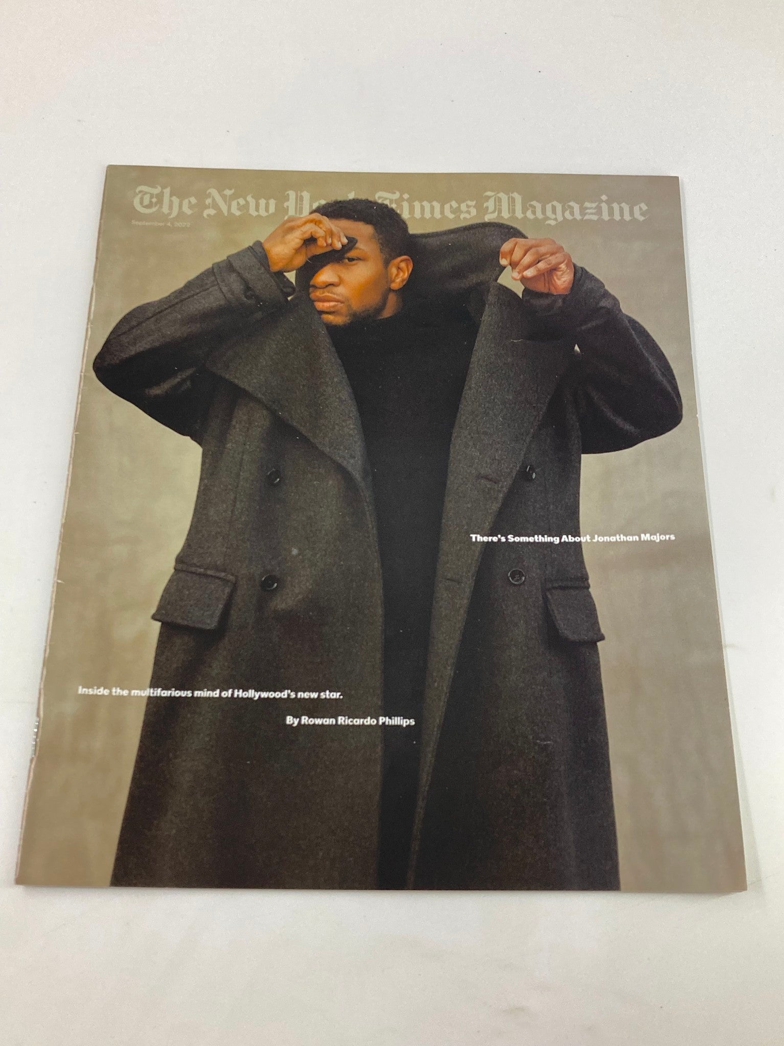 The New York Times Magazine September 4 2022 Actor Jonathan Majors No Label