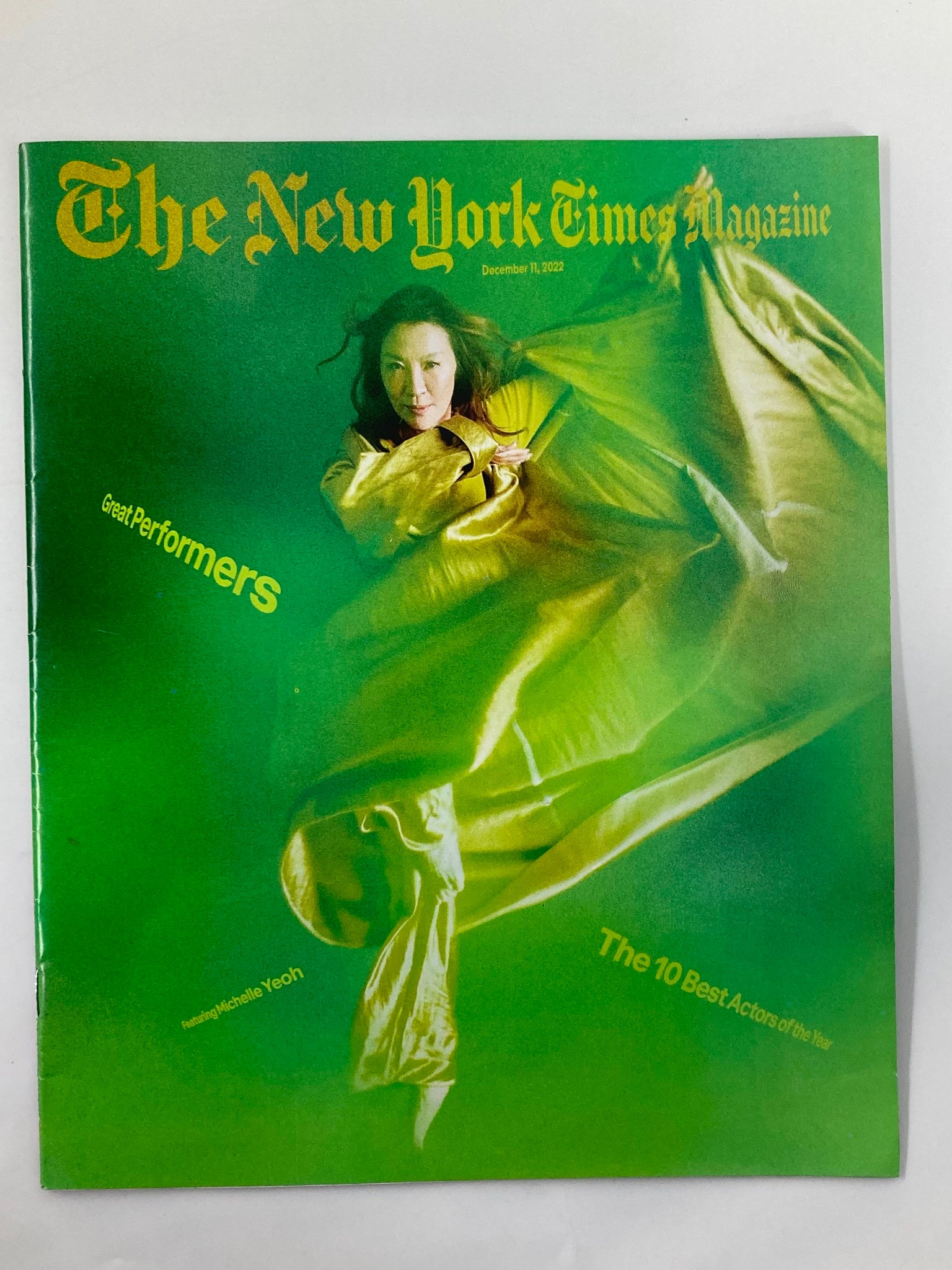 The New York Times Magazine December 11 2022 Michelle Yeoh Featured No Label