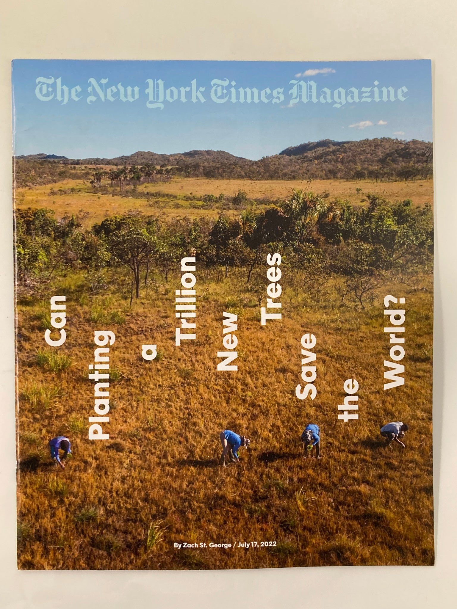 The New York Times Magazine July 17 2022 Projects Planting Trees No Label