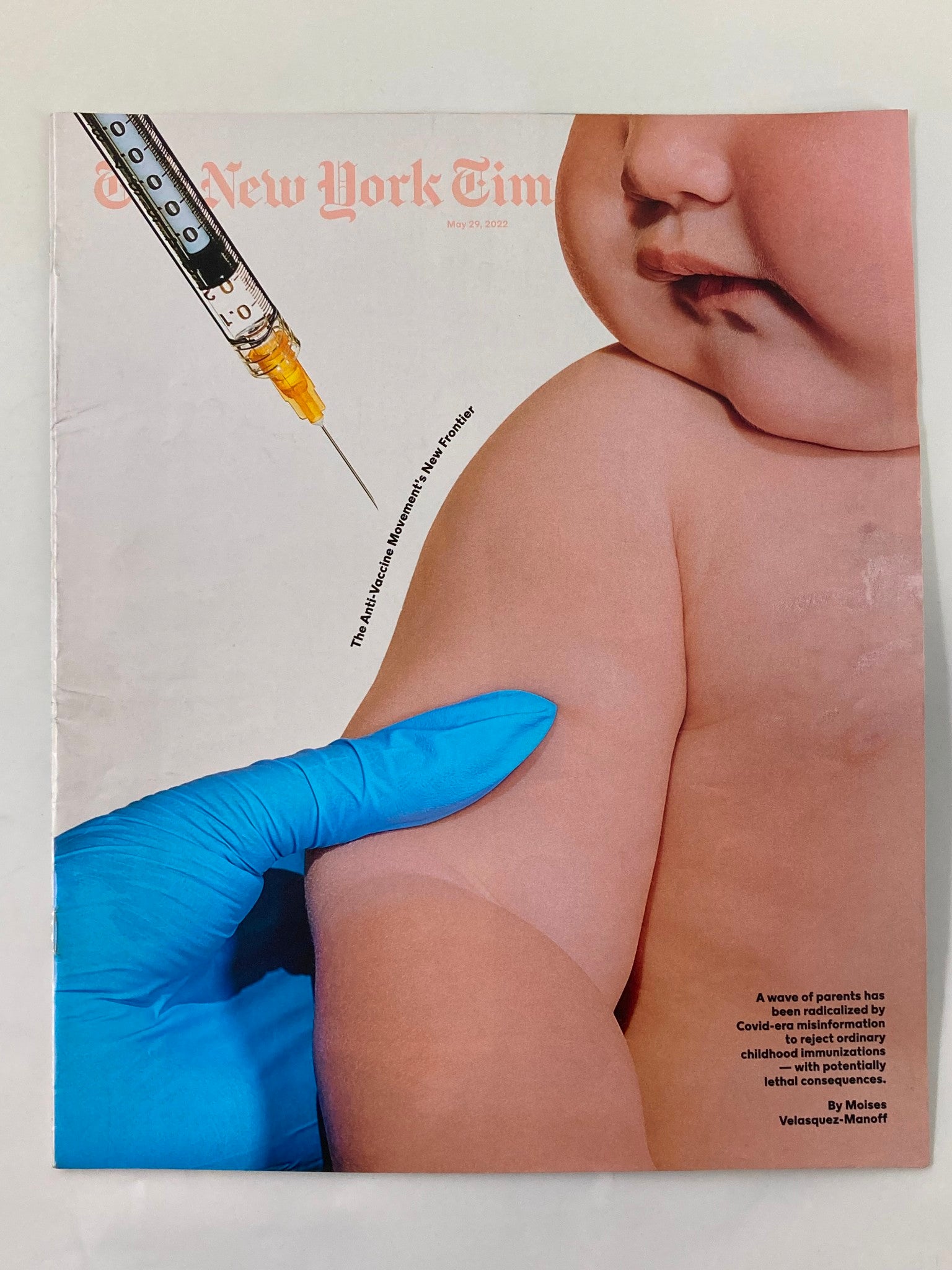 The New York Times Magazine May 29 2022 Covid-Era Misformation No Label