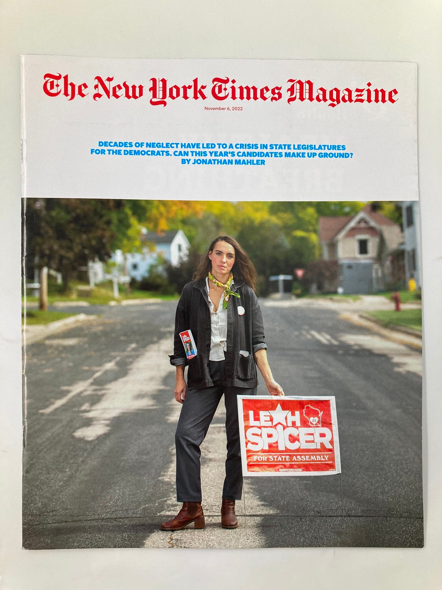 The New York Times Magazine November 6 2022 Leah Spicer State Assembly No Label