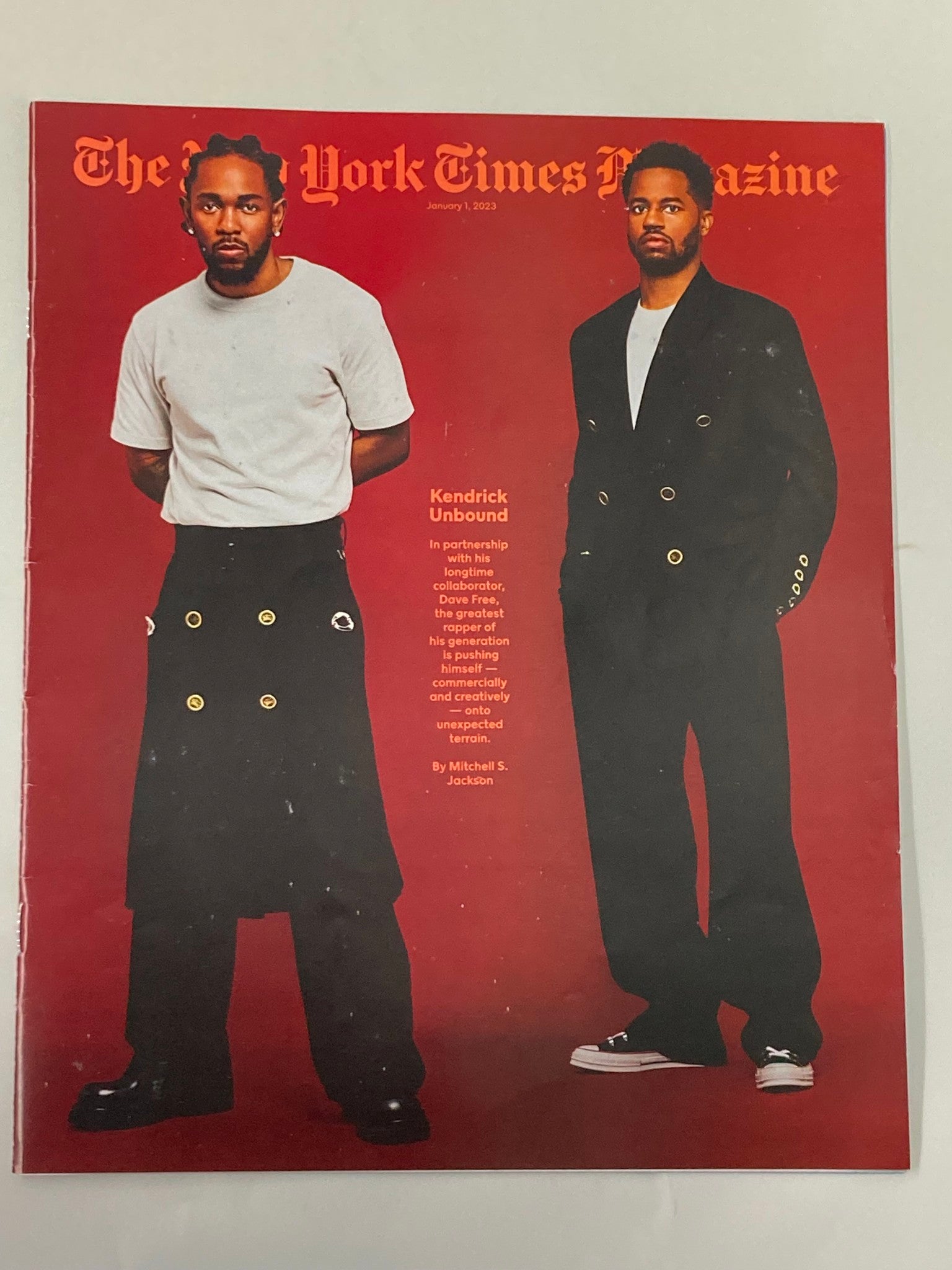 The New York Times Magazine January 1 2023 Kendrick Lamar & Dave Free No Label