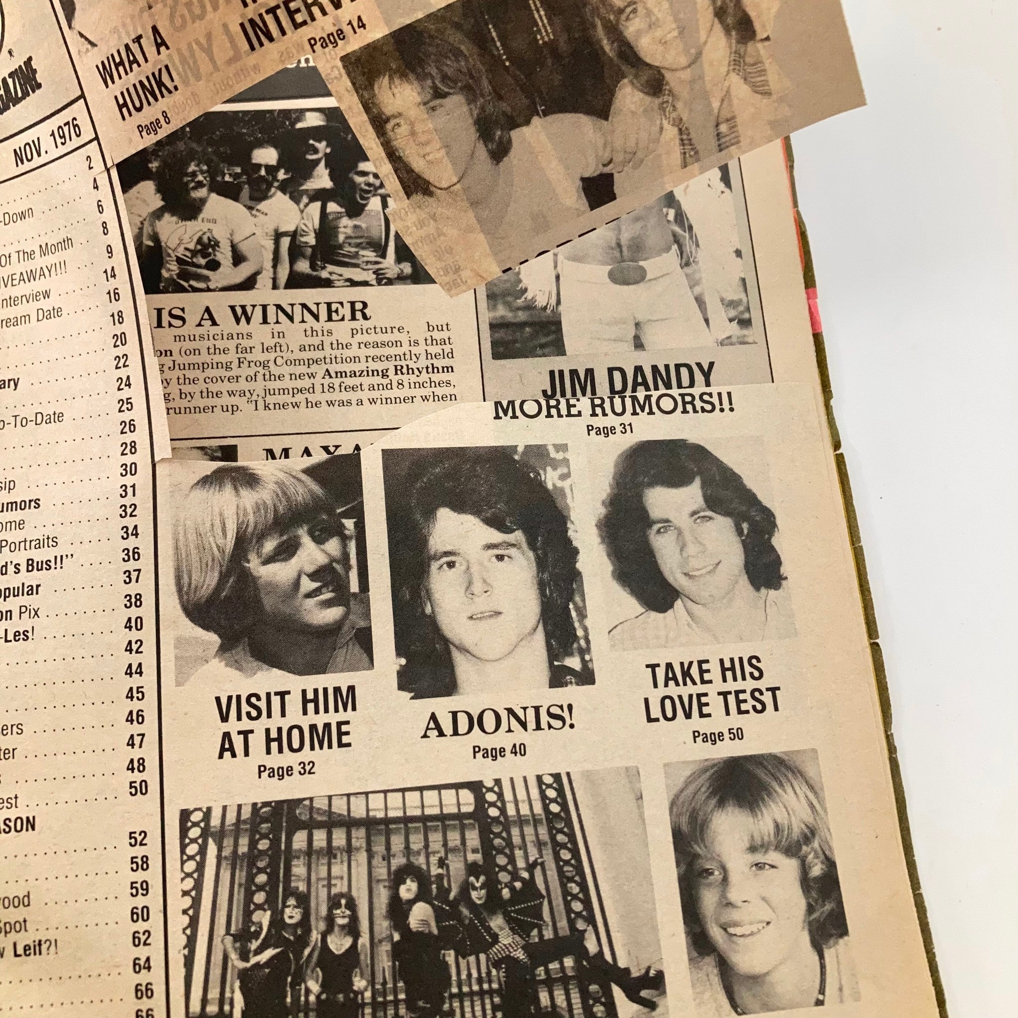 VTG 16 Magazine November 1976 Starsky, Donny Osmond and Fonzie No Label