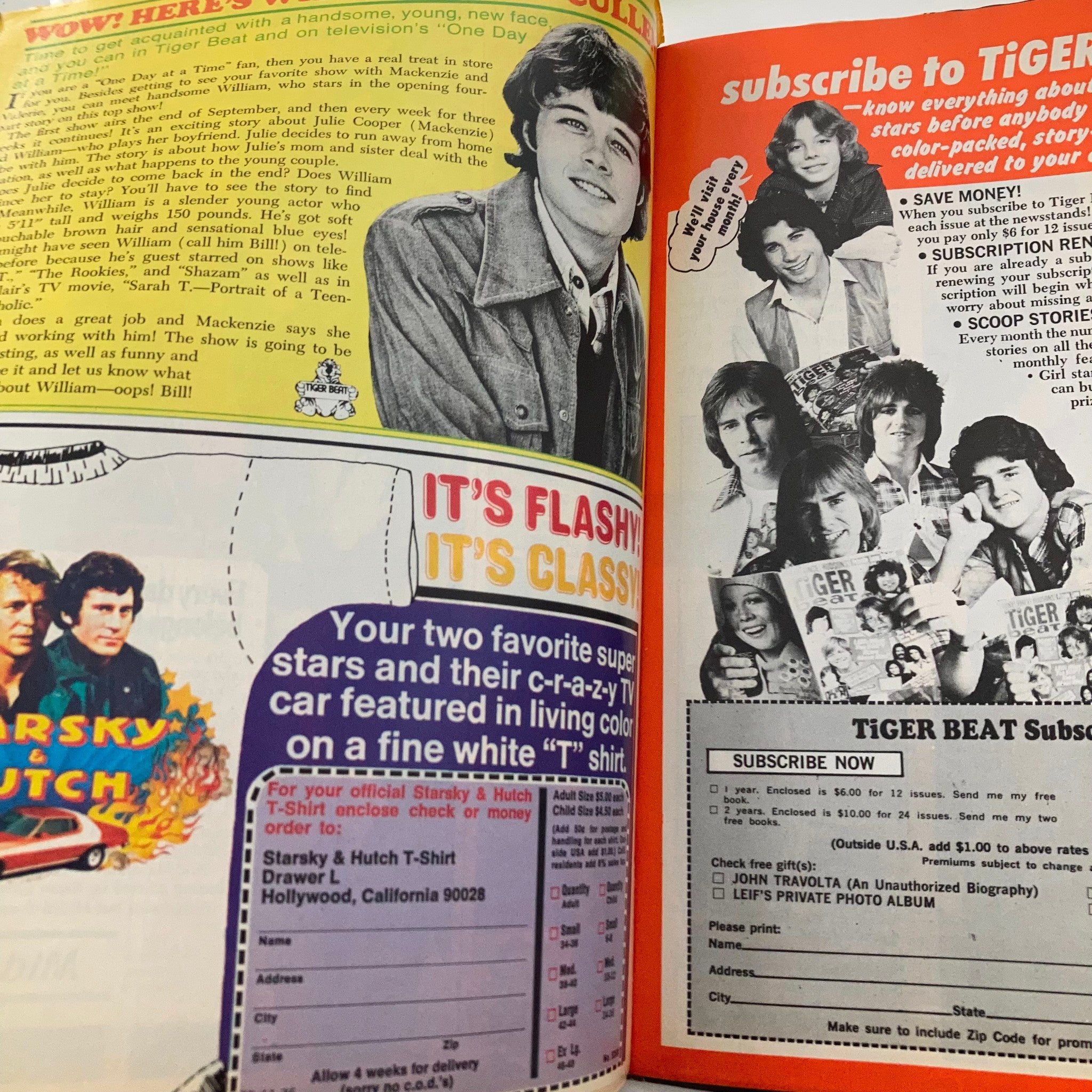 VTG Tiger Beat Magazine November 1976 Donny & Marie Osmond No Label