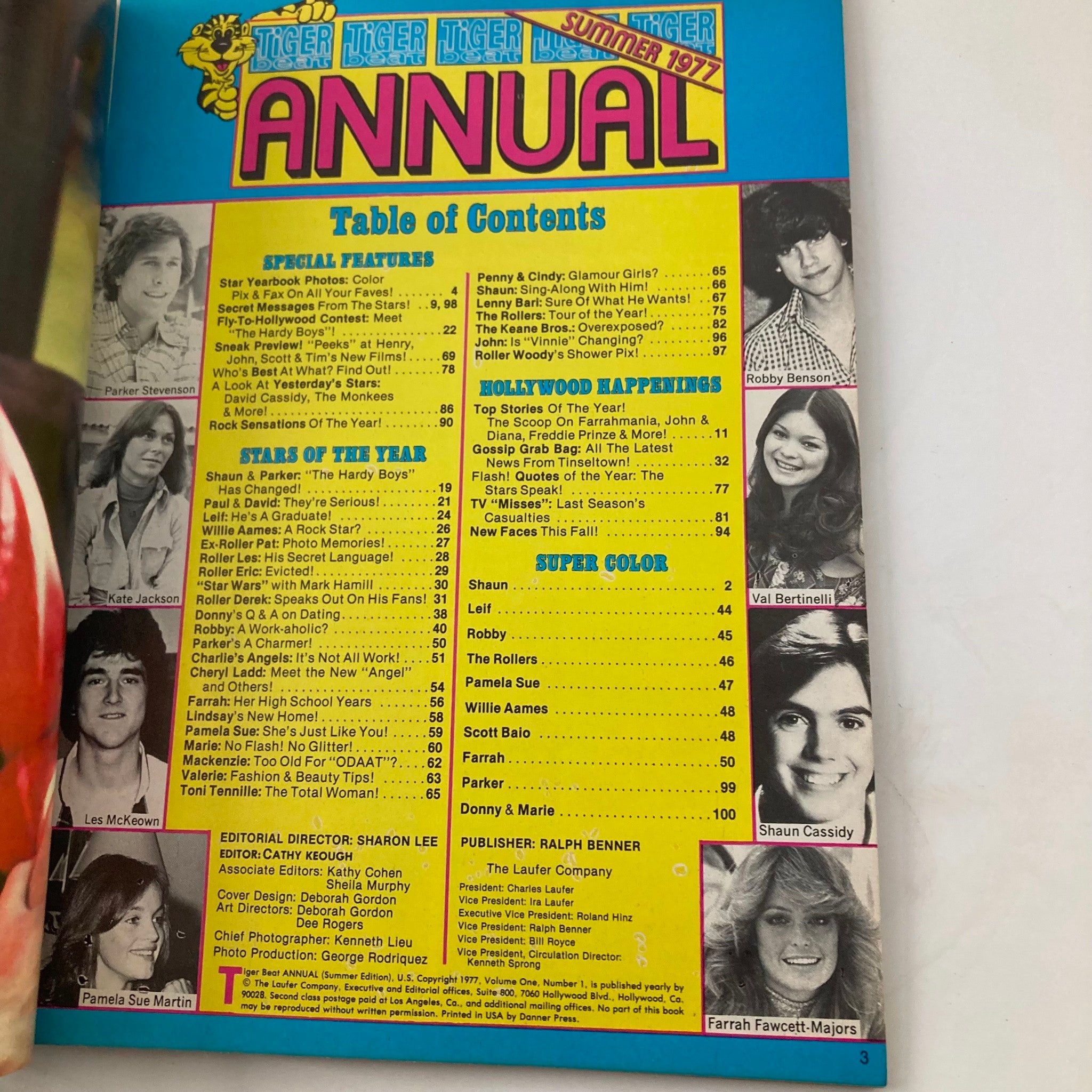 Tiger Beat Annual Magazine Summer 1977 Star Wars, Farrah Fawcett No Label