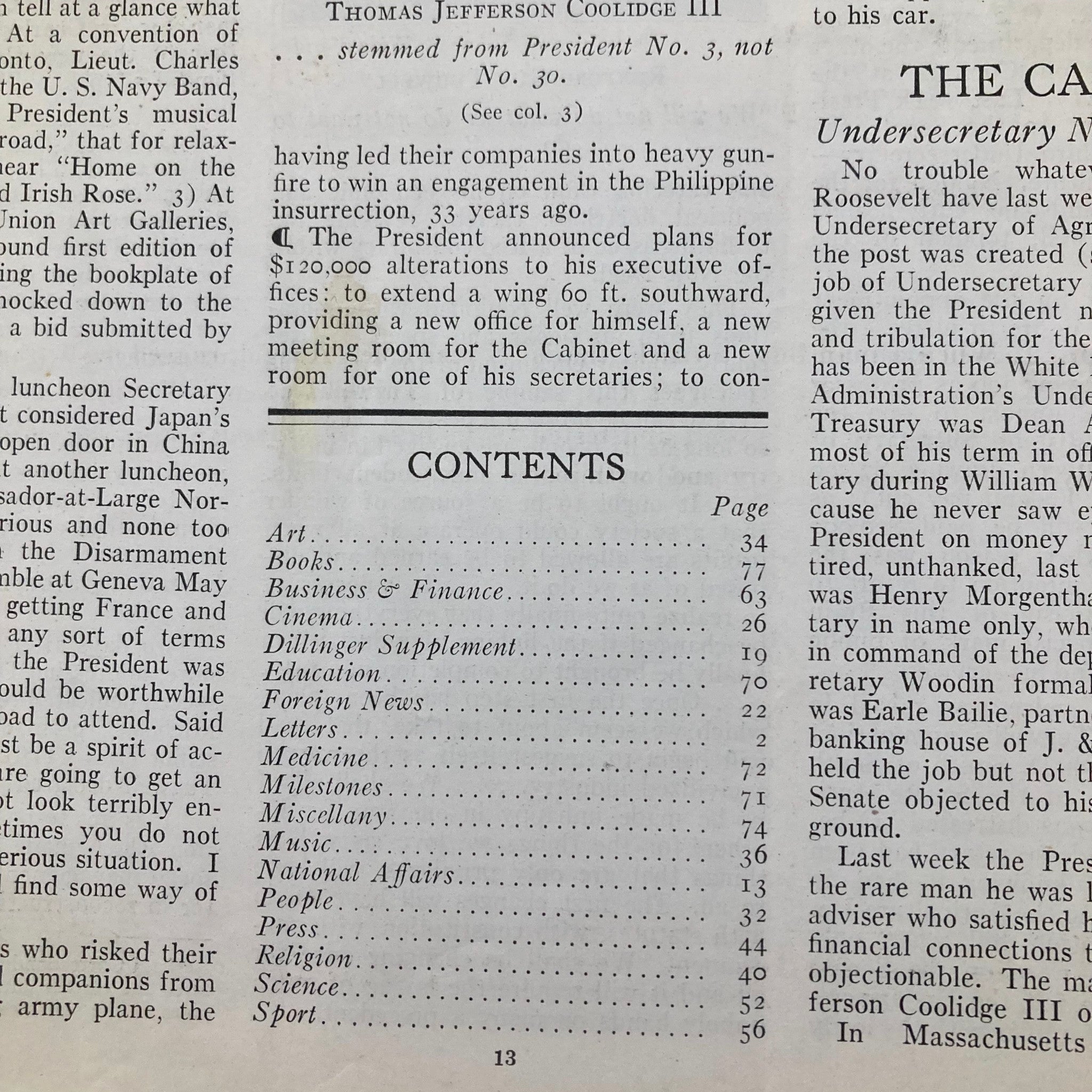 Time Magazine May 7 1934 Col. Edward Riley Bradley JOHN DILLINGER CRIME GANG