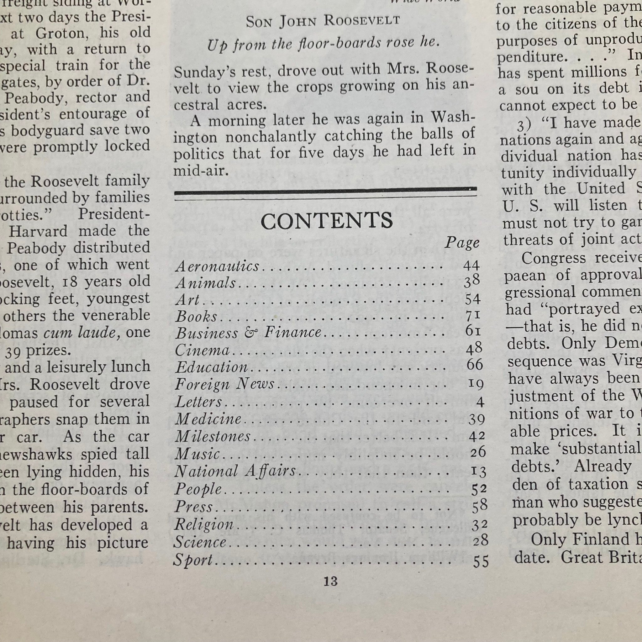 VTG Time Magazine June 11 1934 Vol 23 No. 24 German Novelist Thomas Mann