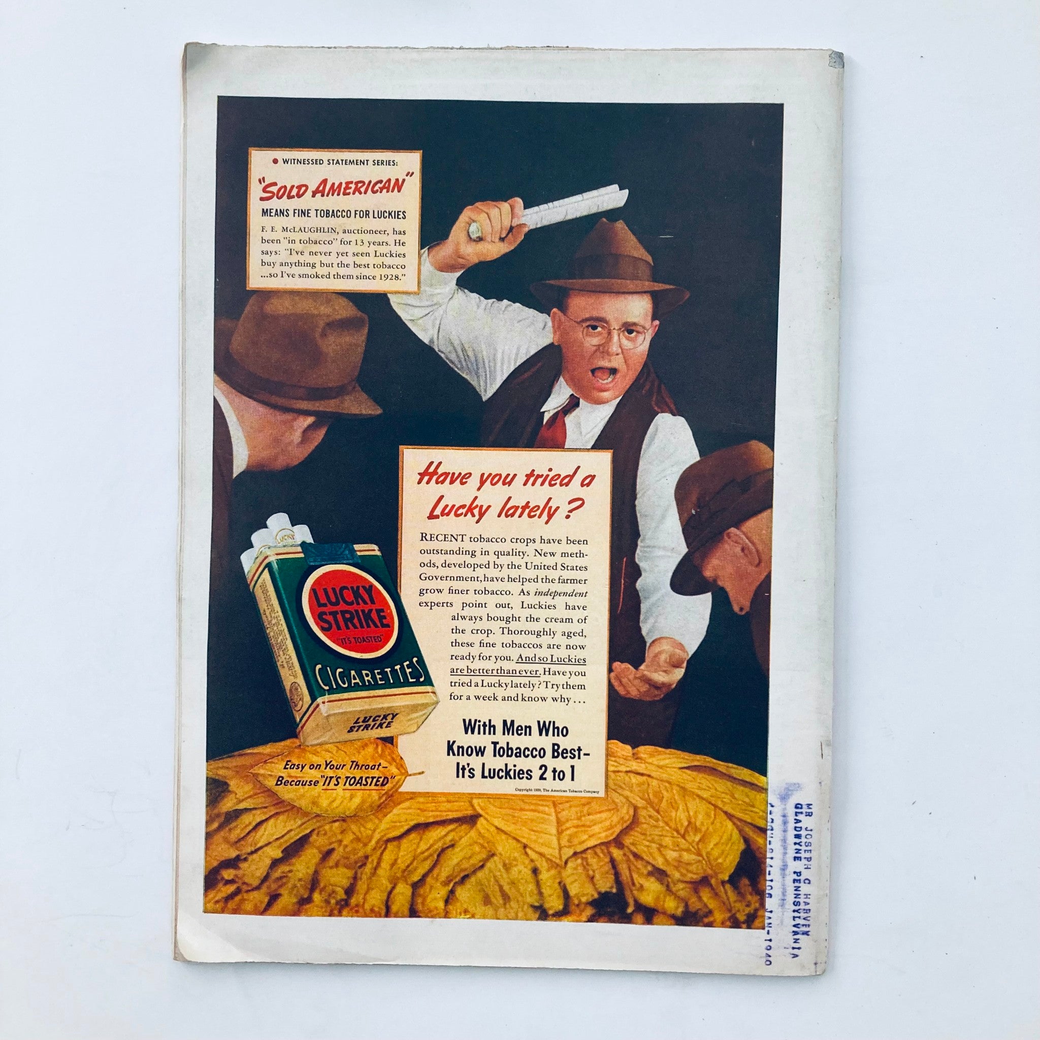 VTG Time Magazine March 20 1939 Vol 33 No. 12 John Nance Garner of the Senate