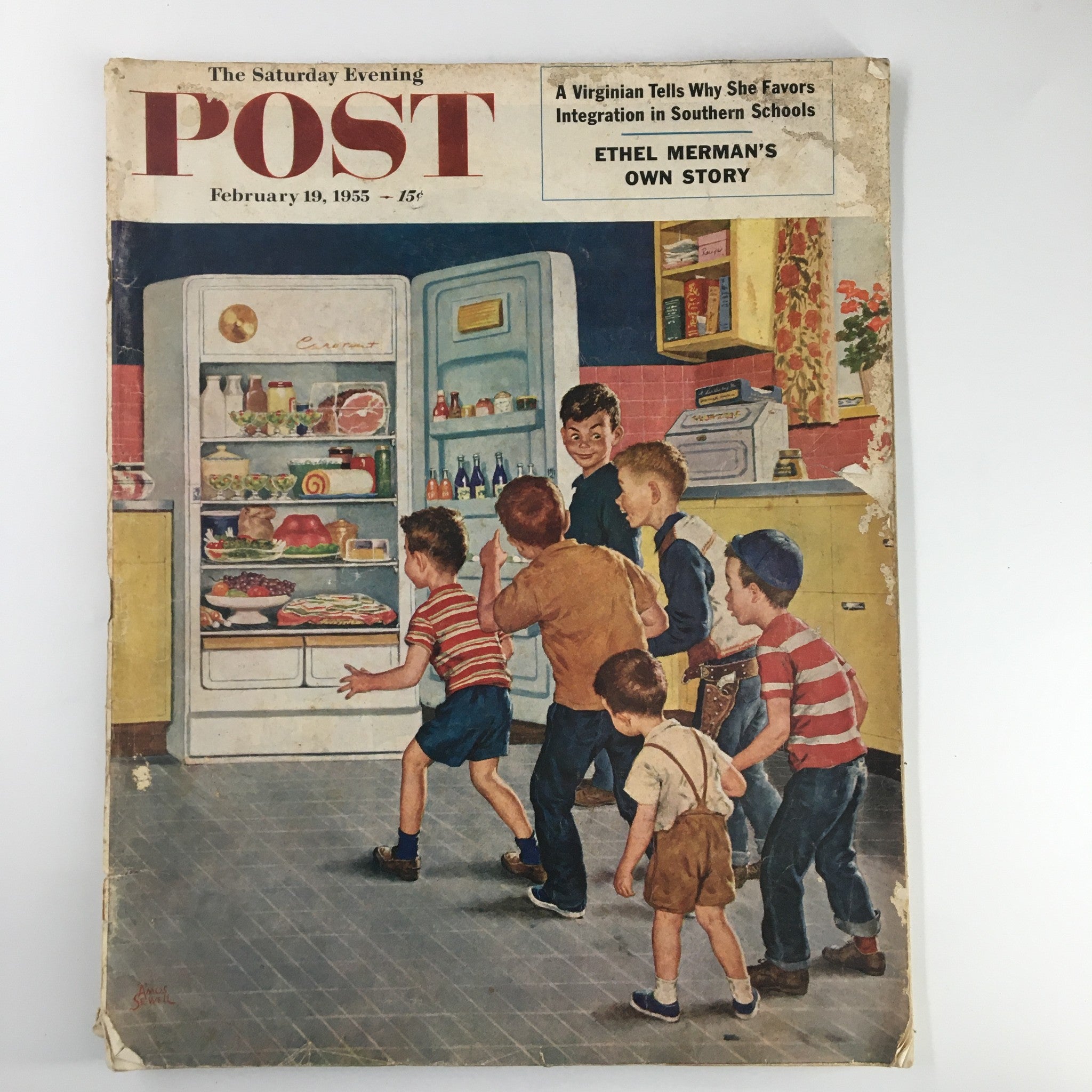 The Saturday Evening Post February 19 1955 Ethel Merman's Story No Label