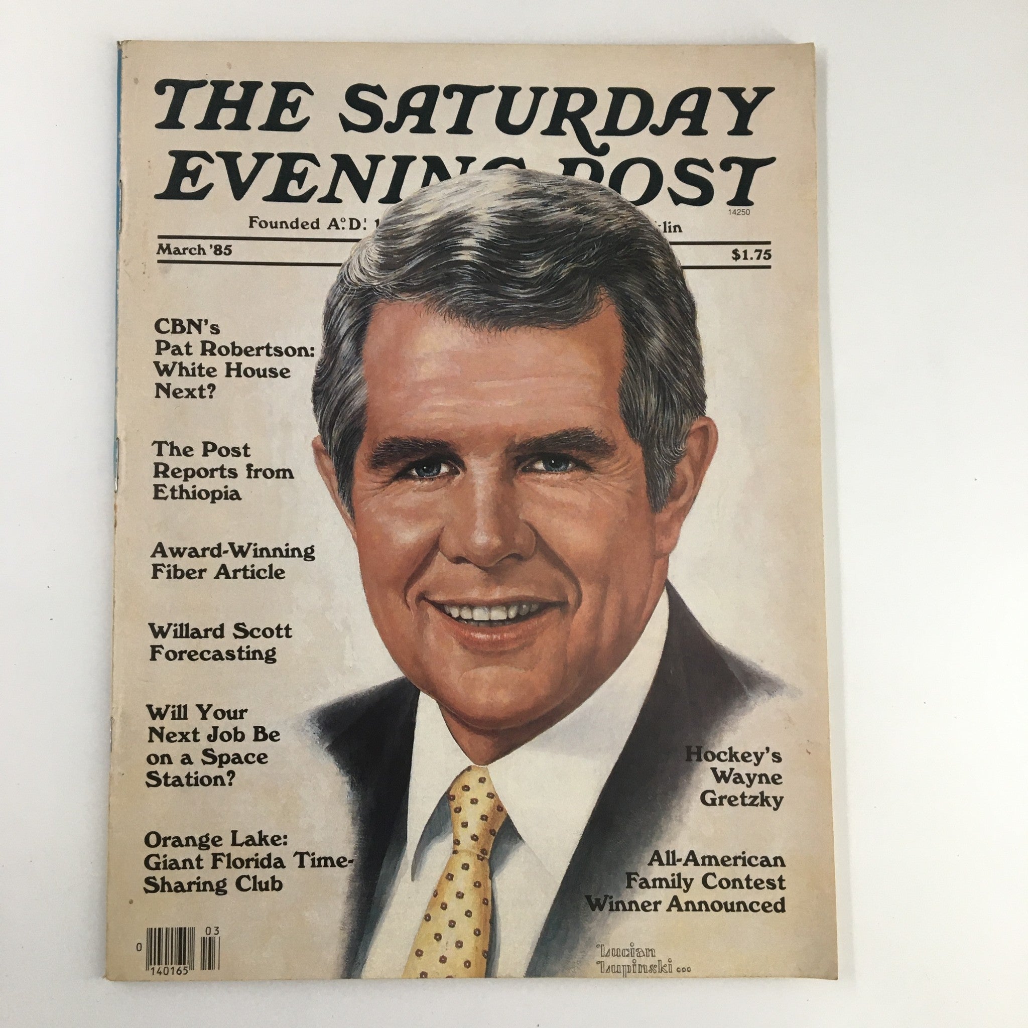 The Saturday Evening Post March 1985 Pat Robertson White House Next No Label