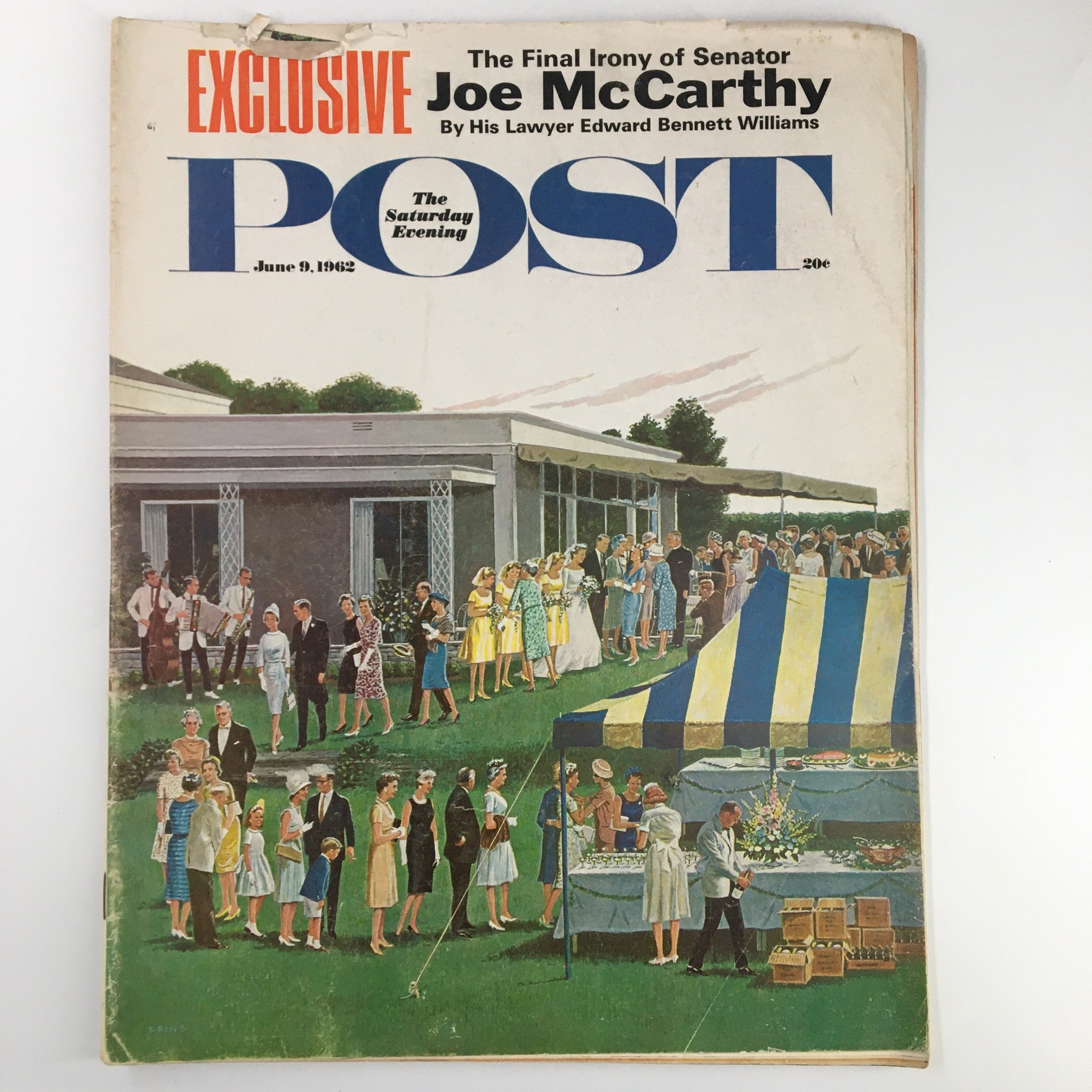 The Saturday Evening Post June 9 1962 Irony of Senator Joe McCarty No Label