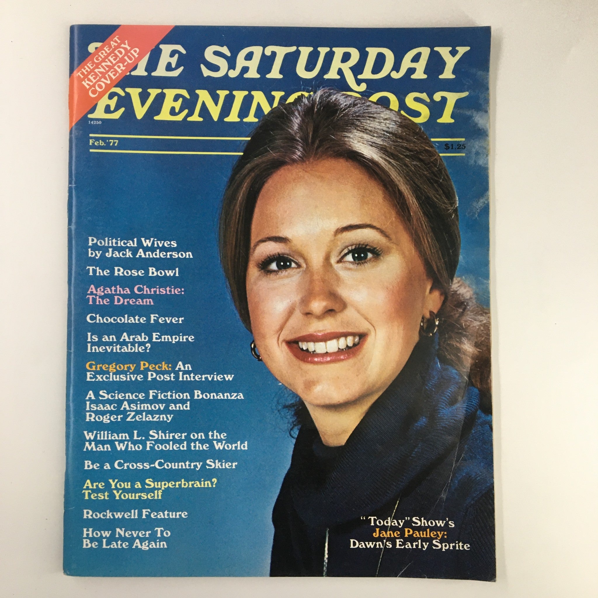 The Saturday Evening Post February 1977 Jane Pauley Dawn's Early Sprite No Label