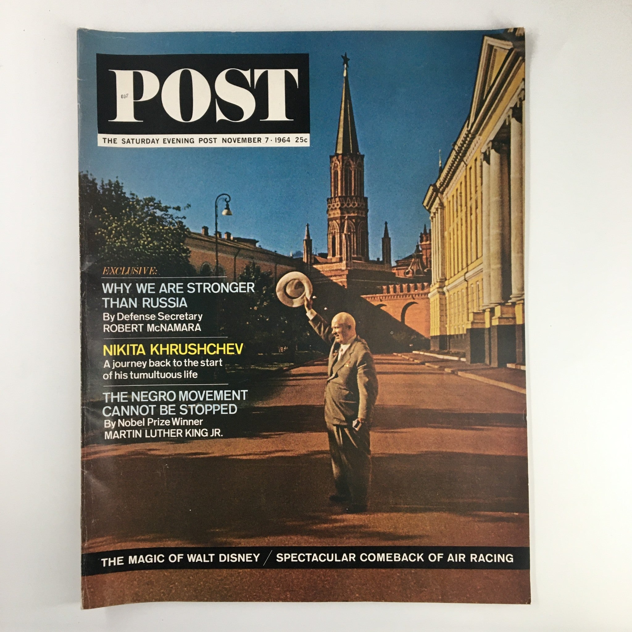 The Saturday Evening Post November 7 1964 Nikita Khruschev A Journey No Label