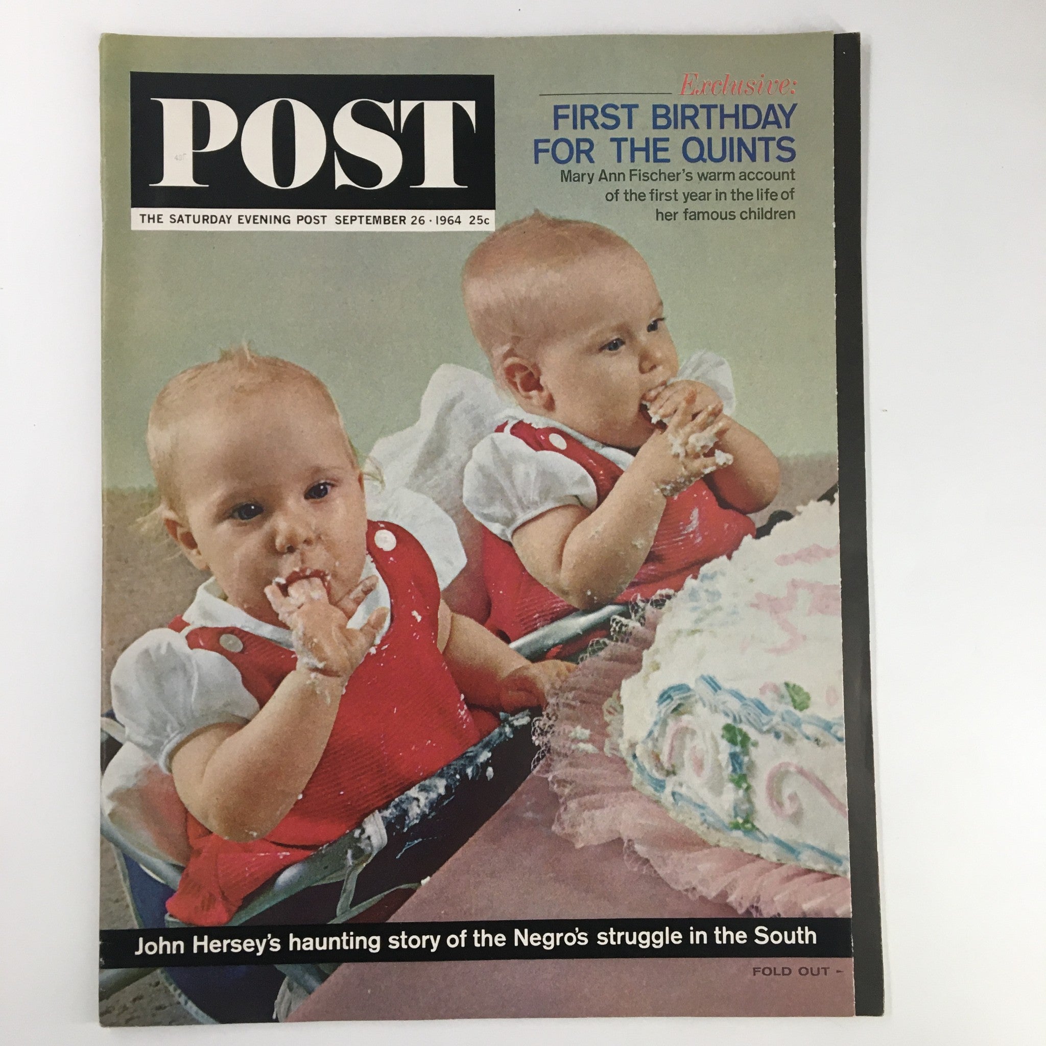 The Saturday Evening Post September 26 1964 First Birthday for the Quintuplets