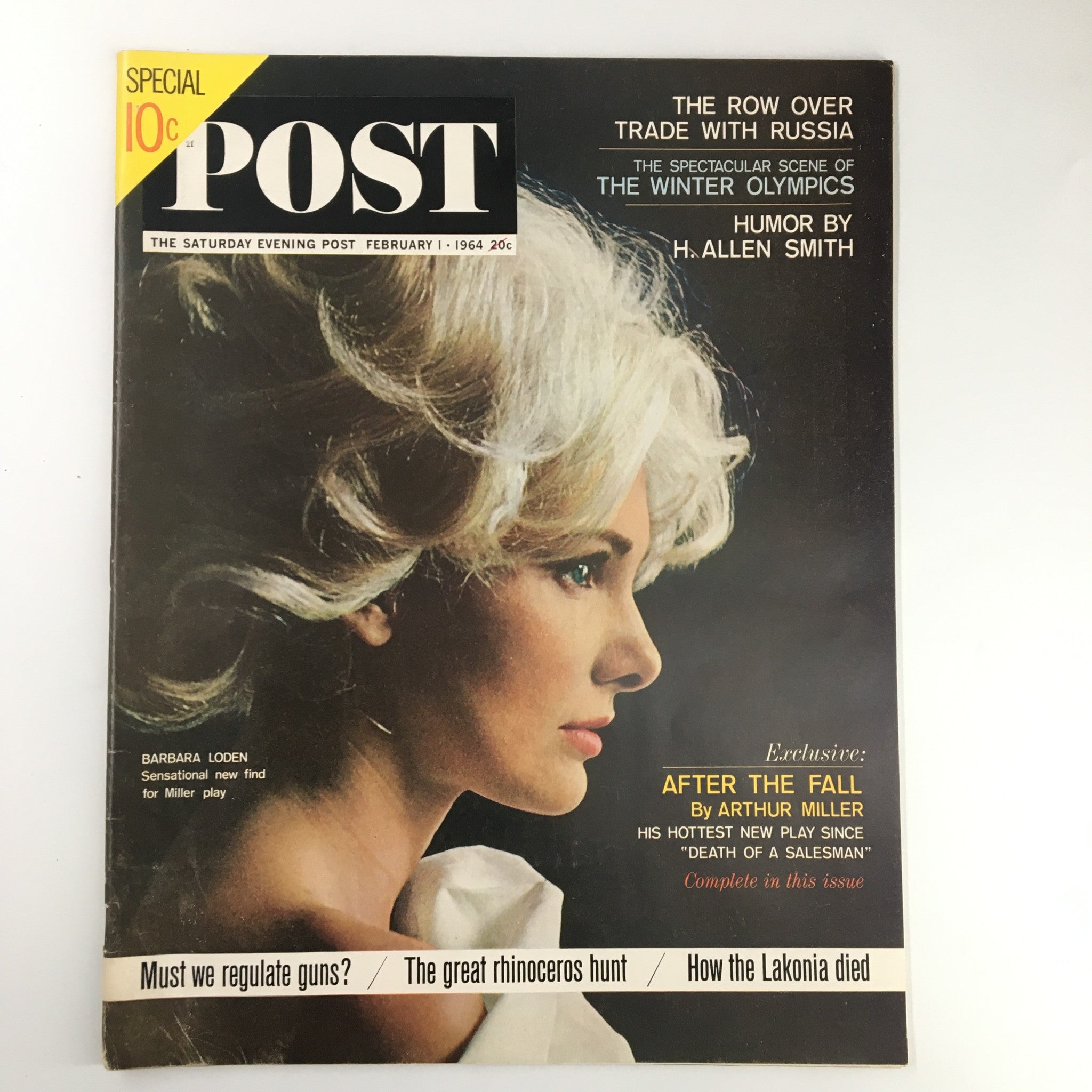 The Saturday Evening Post February 1 1964 Barbara Loden for Miller Play No Label