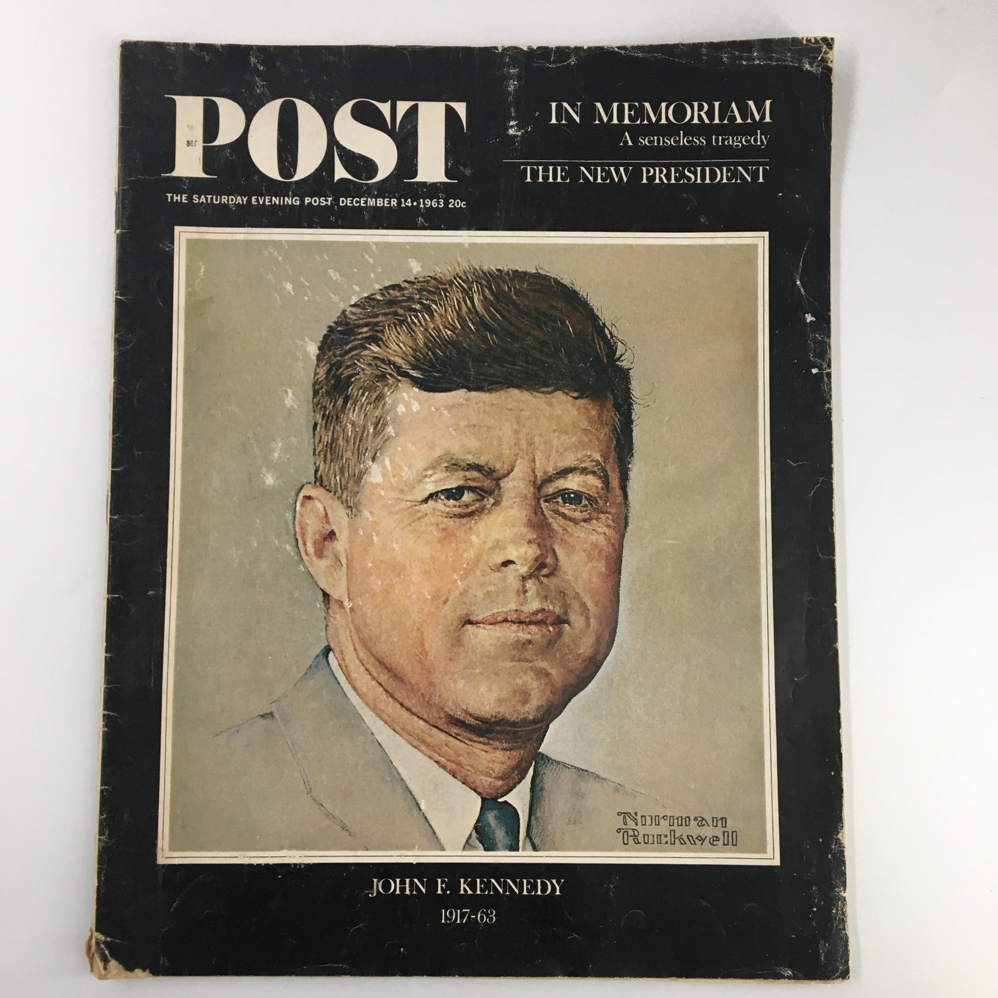 The Saturday Evening Post December 14 1963 John F. Kennedy 1917-1963 No Label