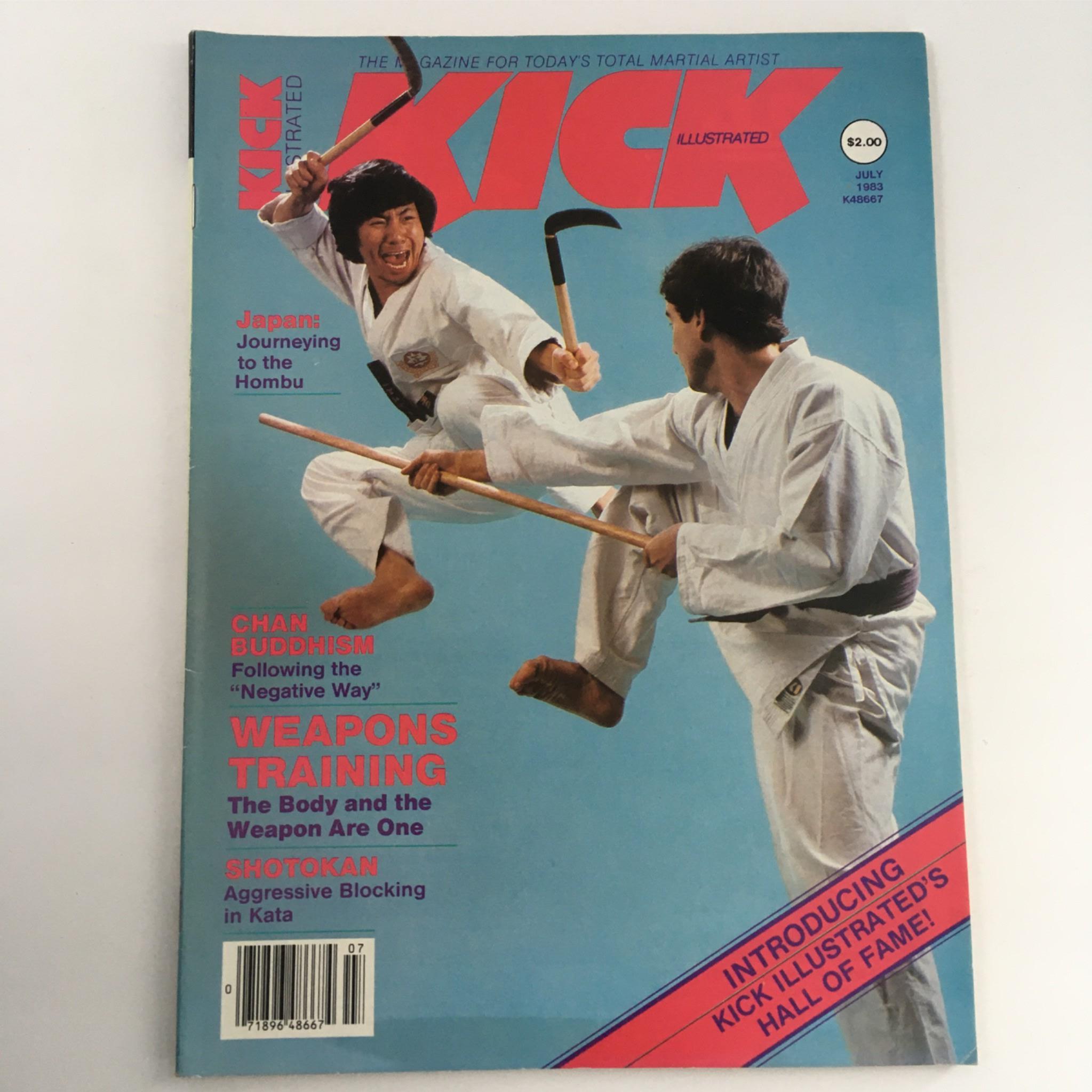 Karate Illustrated Magazine July 1983 Chan Buddhism, Shotokan No Label