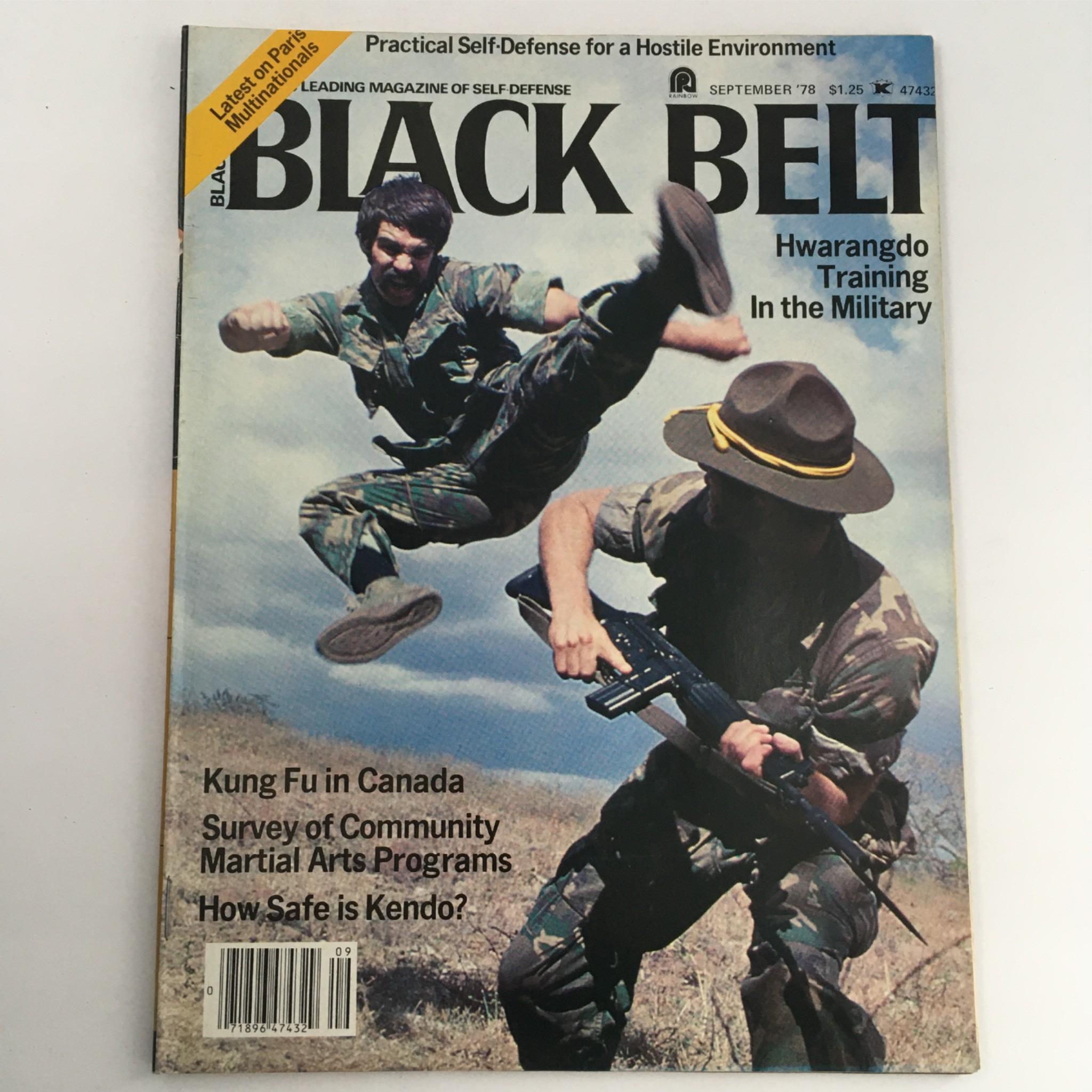 Black Belt Magazine September 1978 Latest on Paris Multinationals No Label