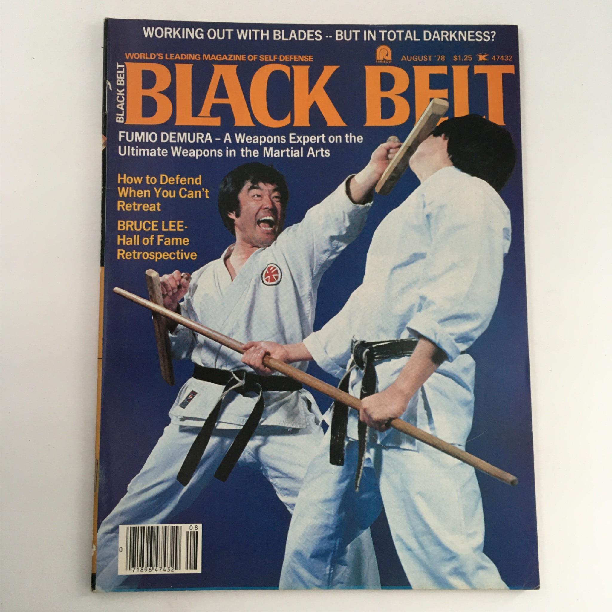 Black Belt Magazine August 1978 Tang Soo Do Technique, Fumio Demura No Label