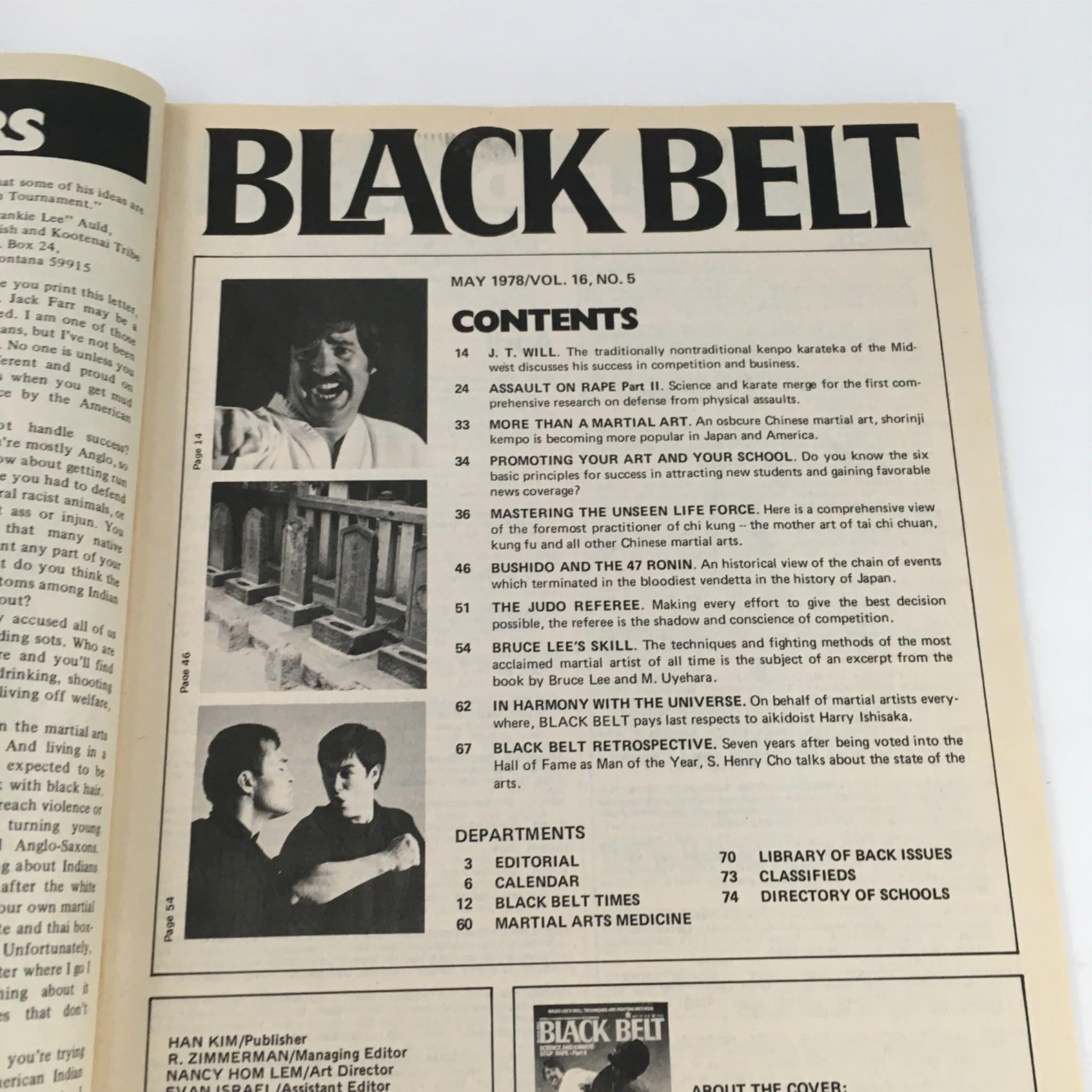 Black Belt Magazine May 1978 S. Henry Cho, Harry Ishisaka No Label