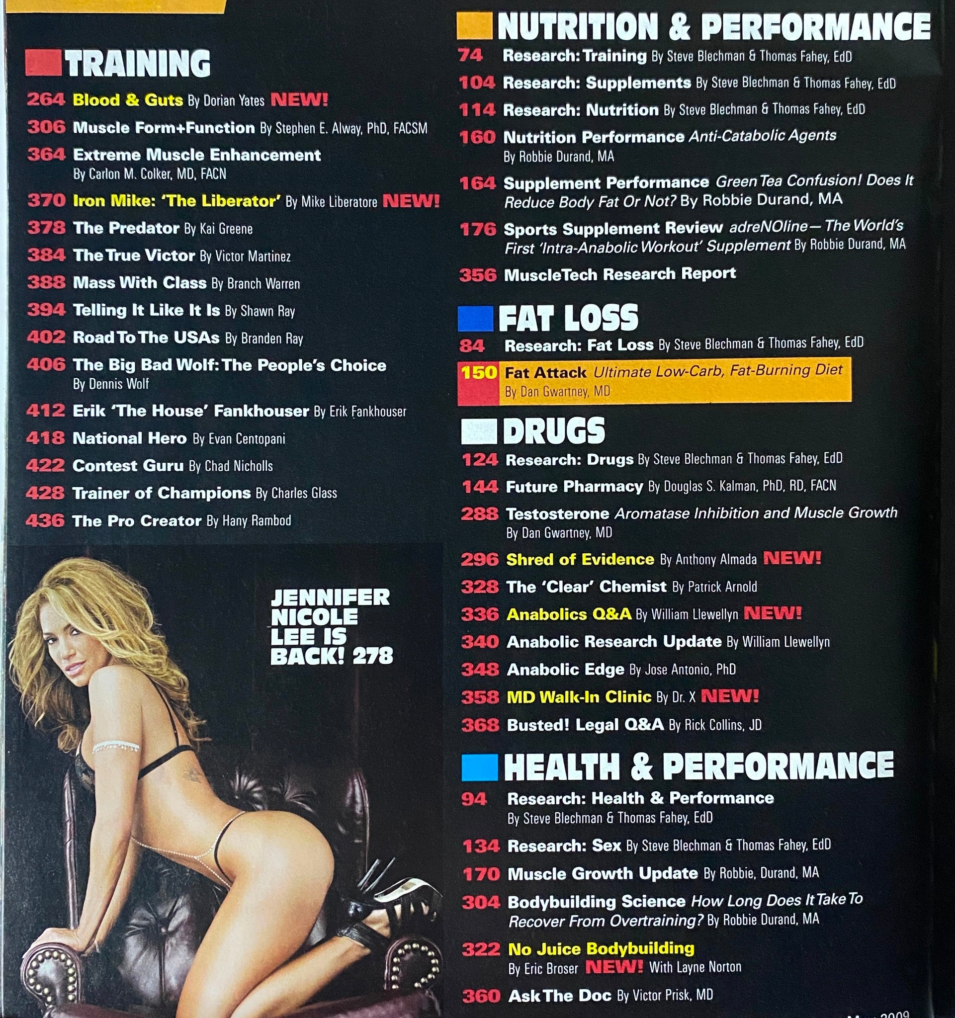 Muscular Development Magazine May 2009 Lee Priest Cover GD Interior
