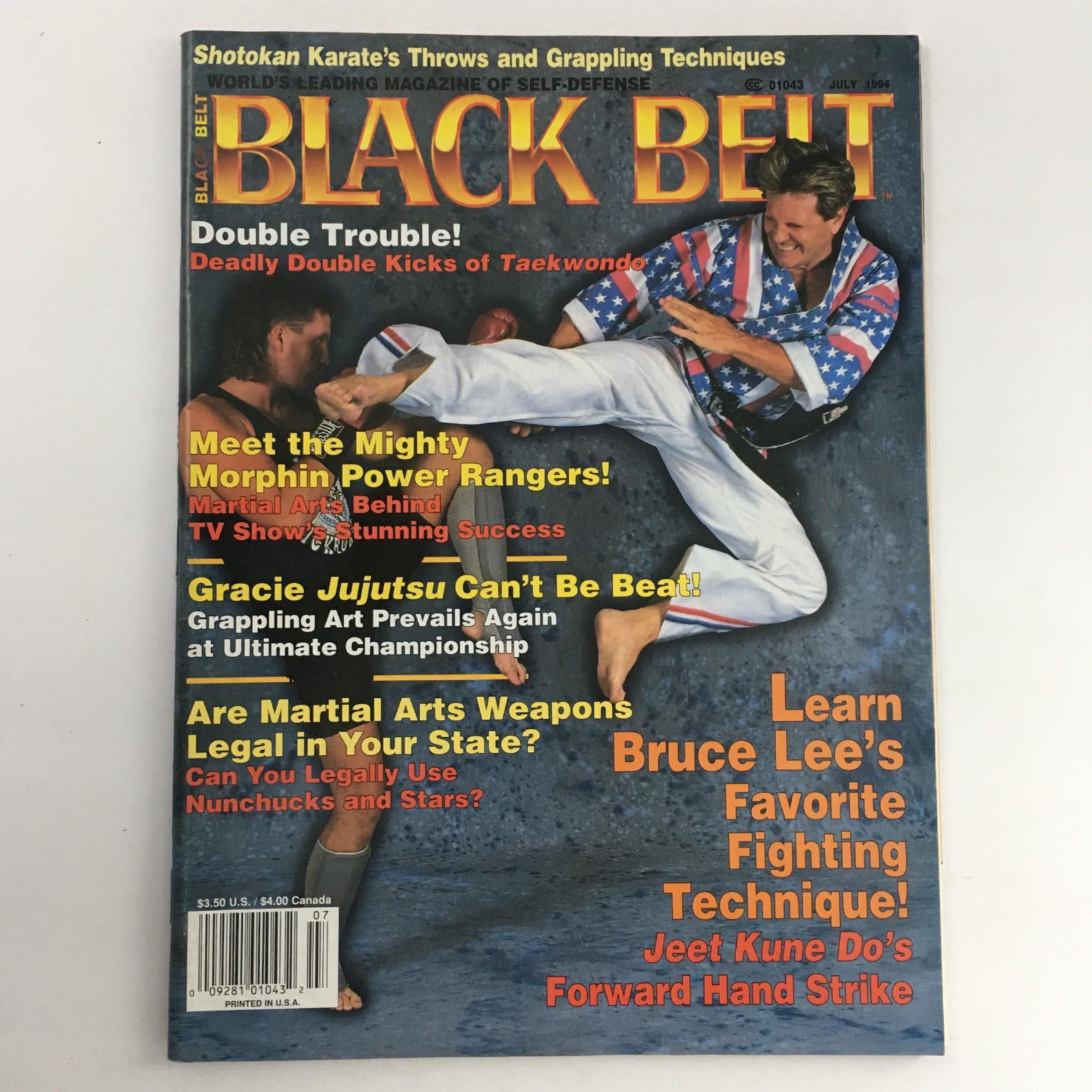 Black Belt Magazine July 1994 Bruce Lee's The Dragon Technique No Label