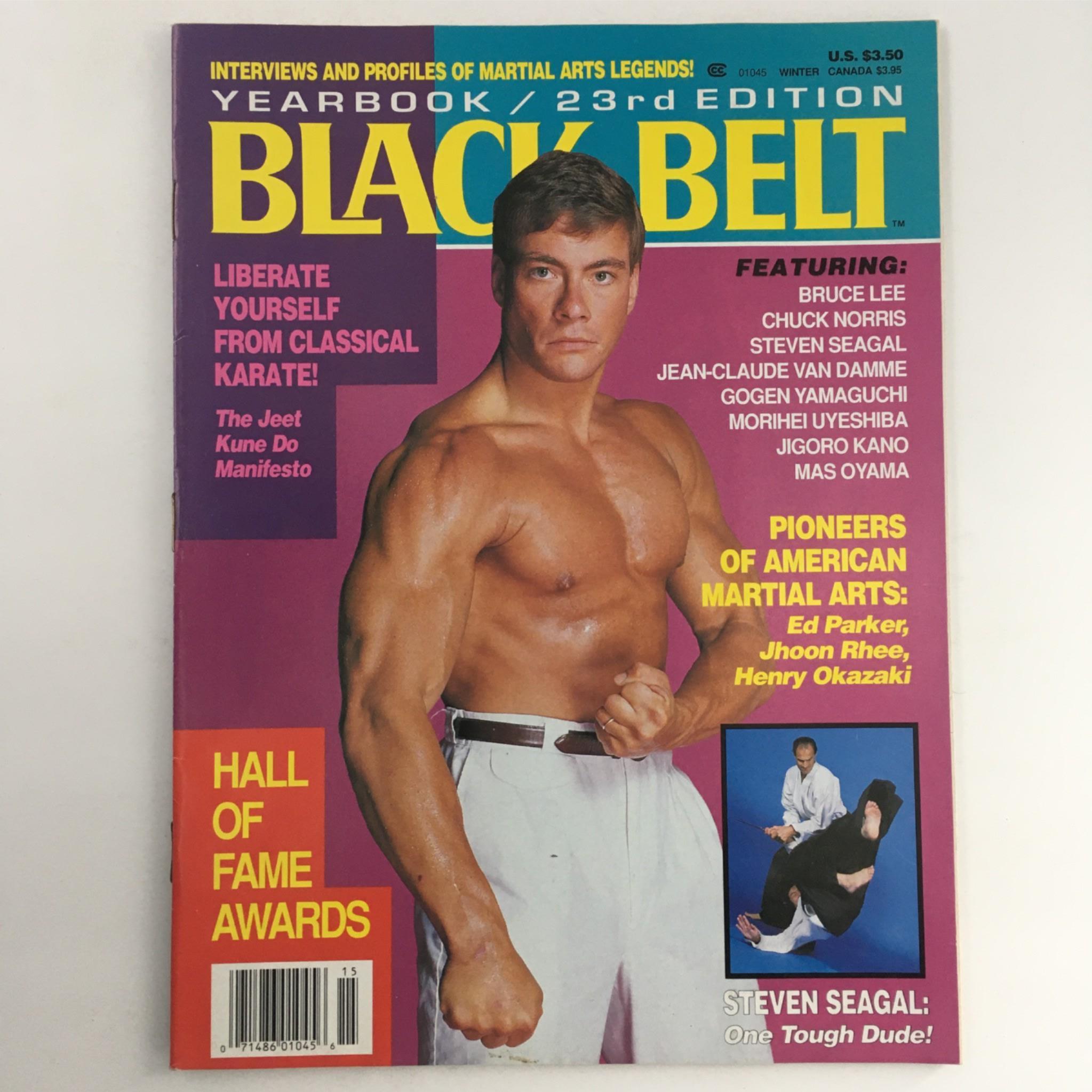 Black Belt Magazine Yearbook 23rd Edition 1990/1991 Van Damme, No Label VG