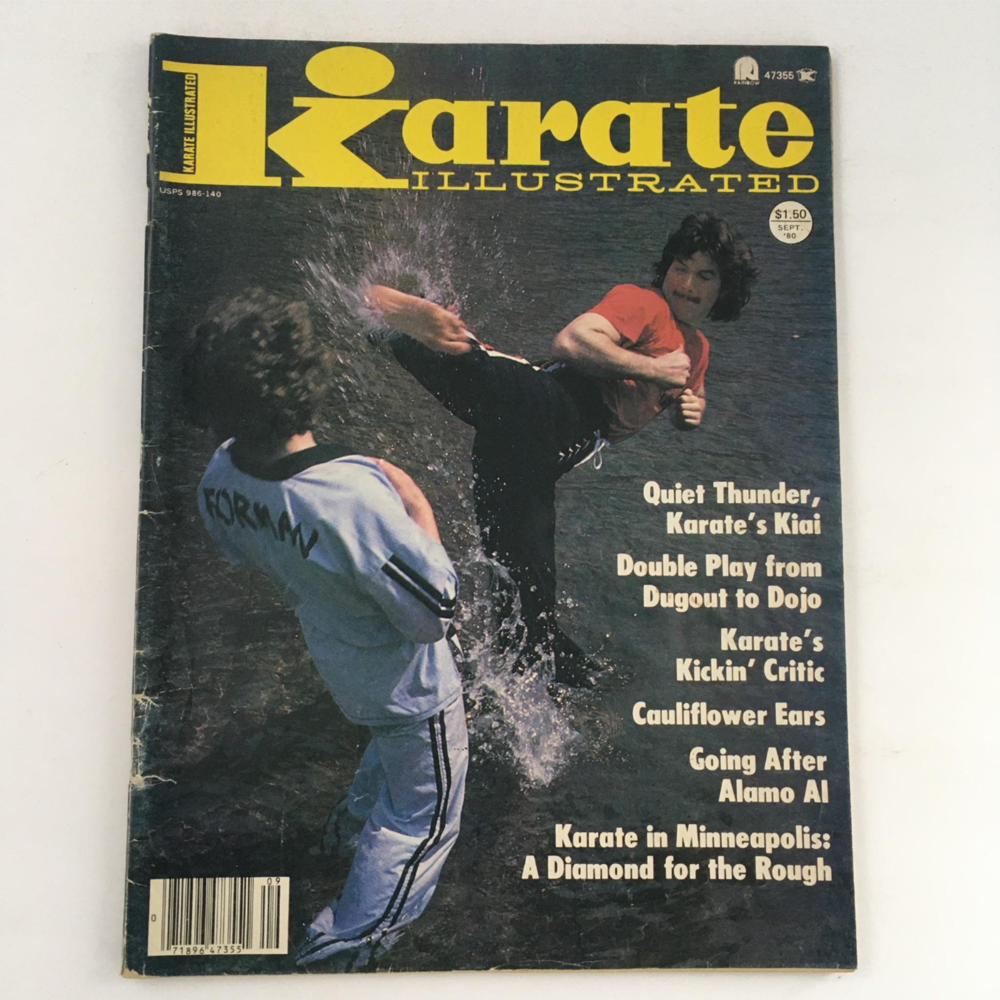 Karate Illustrated Magazine September 1980 Steve Foreman, Larry Kelley No Label