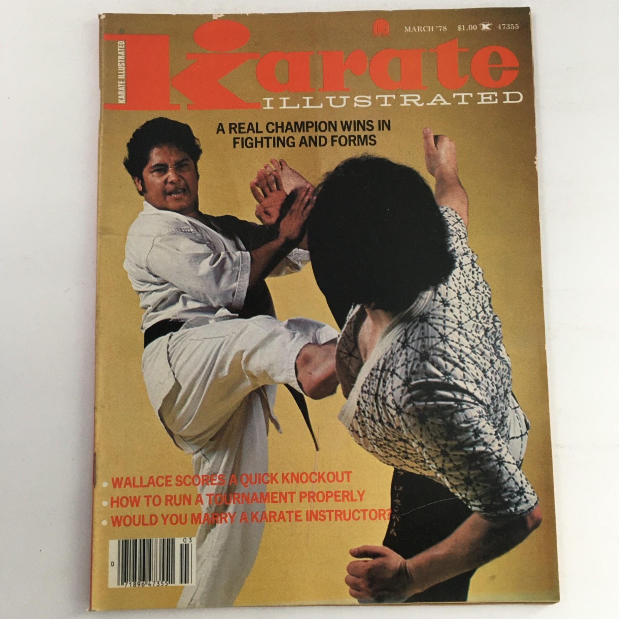 Karate Illustrated Magazine March 1978 Hee Il Cho, Mike McNamara No Label