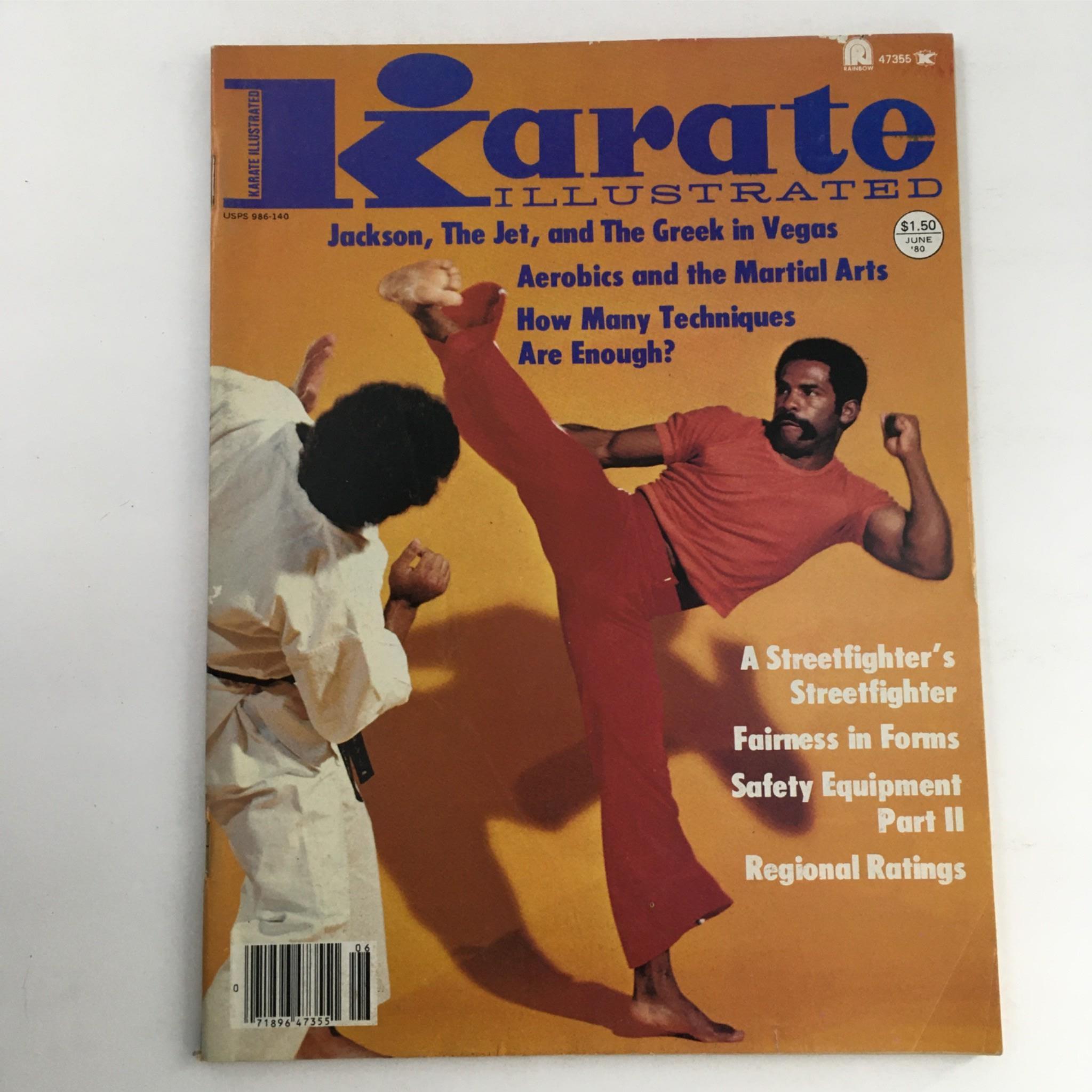 Karate Illustrated Magazine June 1980 Howard Jackson, Kata, Free Forms No Label