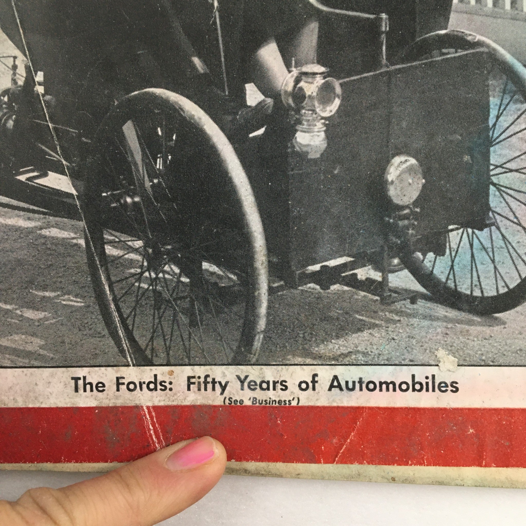 Newsweek Magazine June 10 1946 The Fords, Fifty Years of Automobiles, No Label