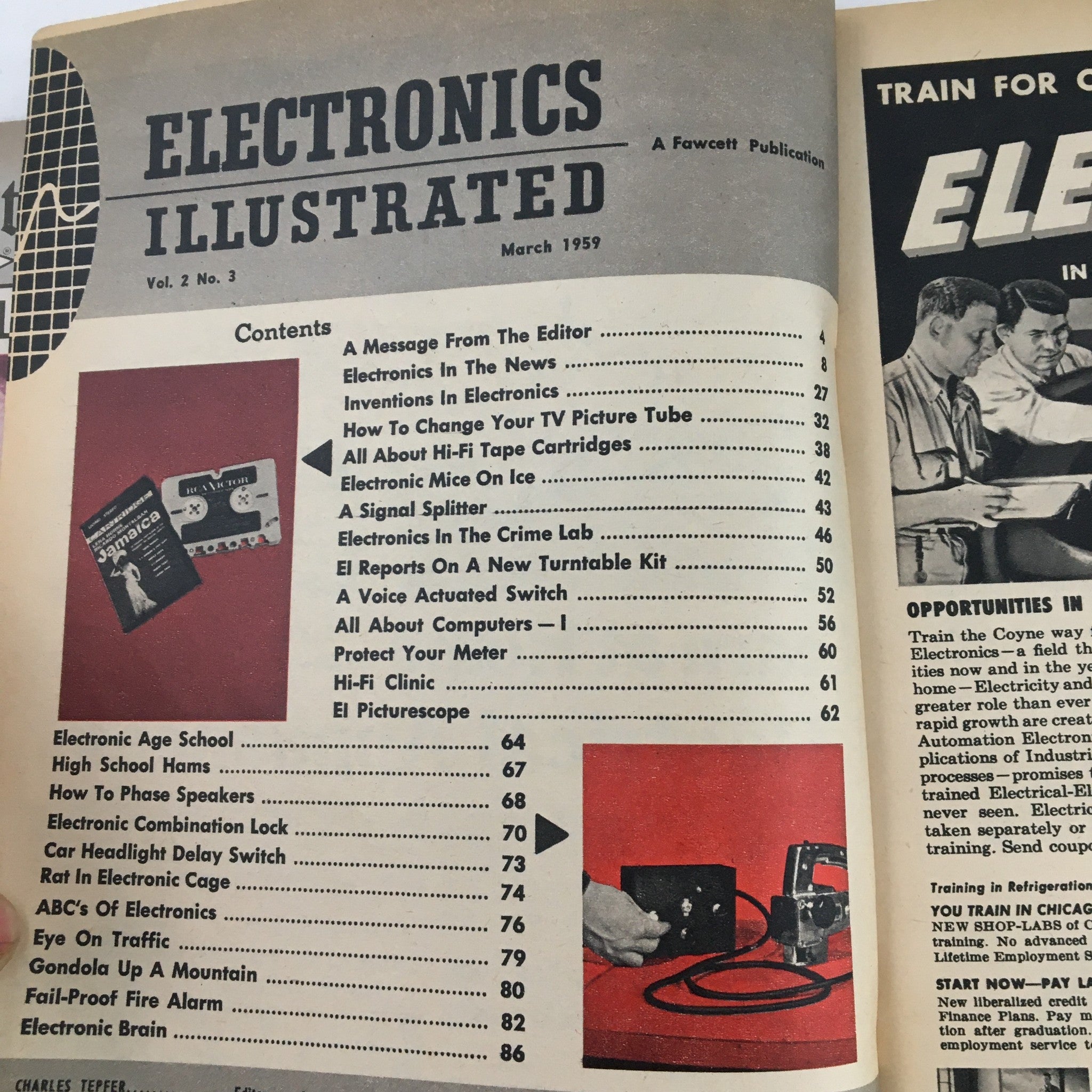 Electronics Illustrated Magazine March 1959 How To Change Your TV Picture Tube