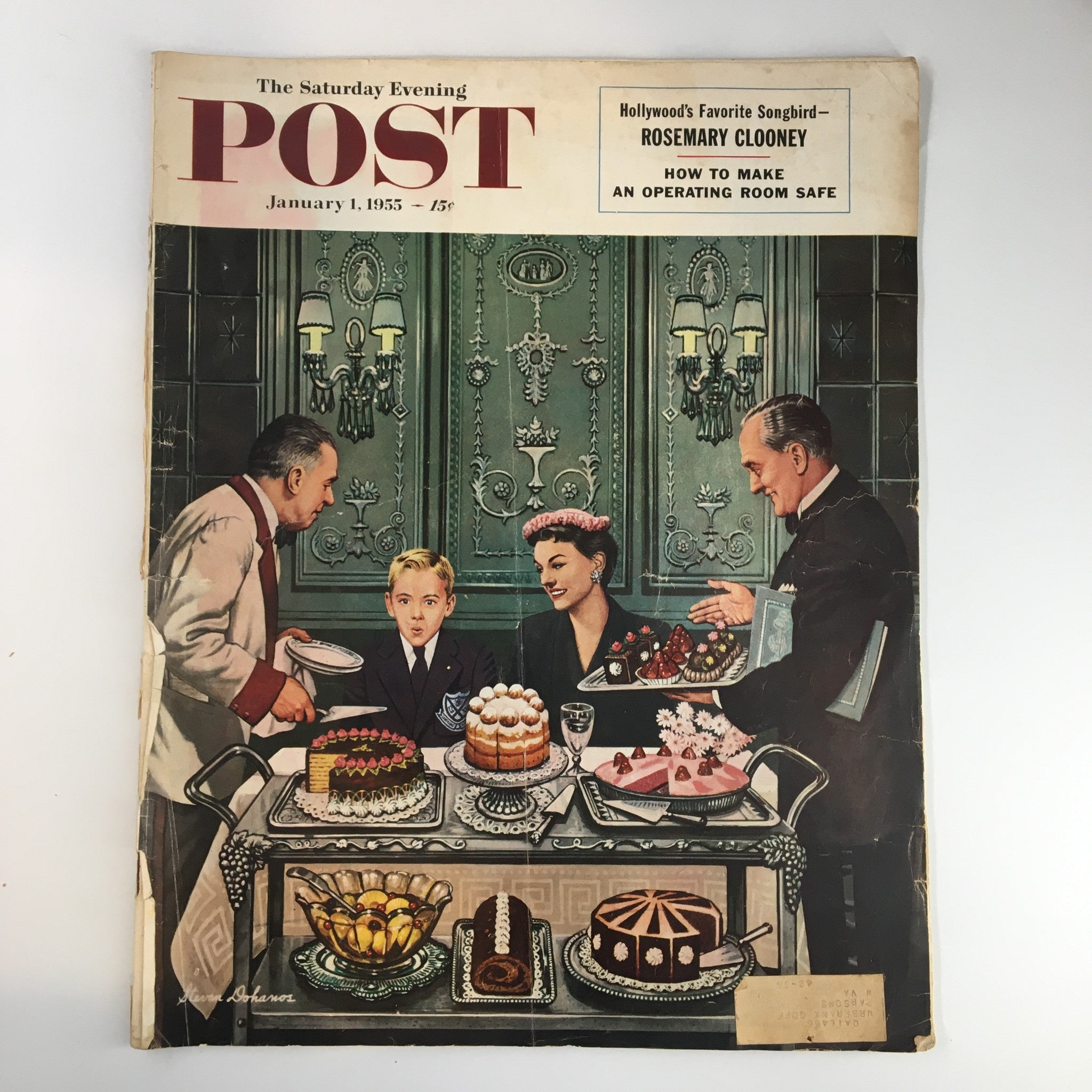 The Saturday Evening Post January 1 1955 Hollywood Songbird Rosemary Clooney