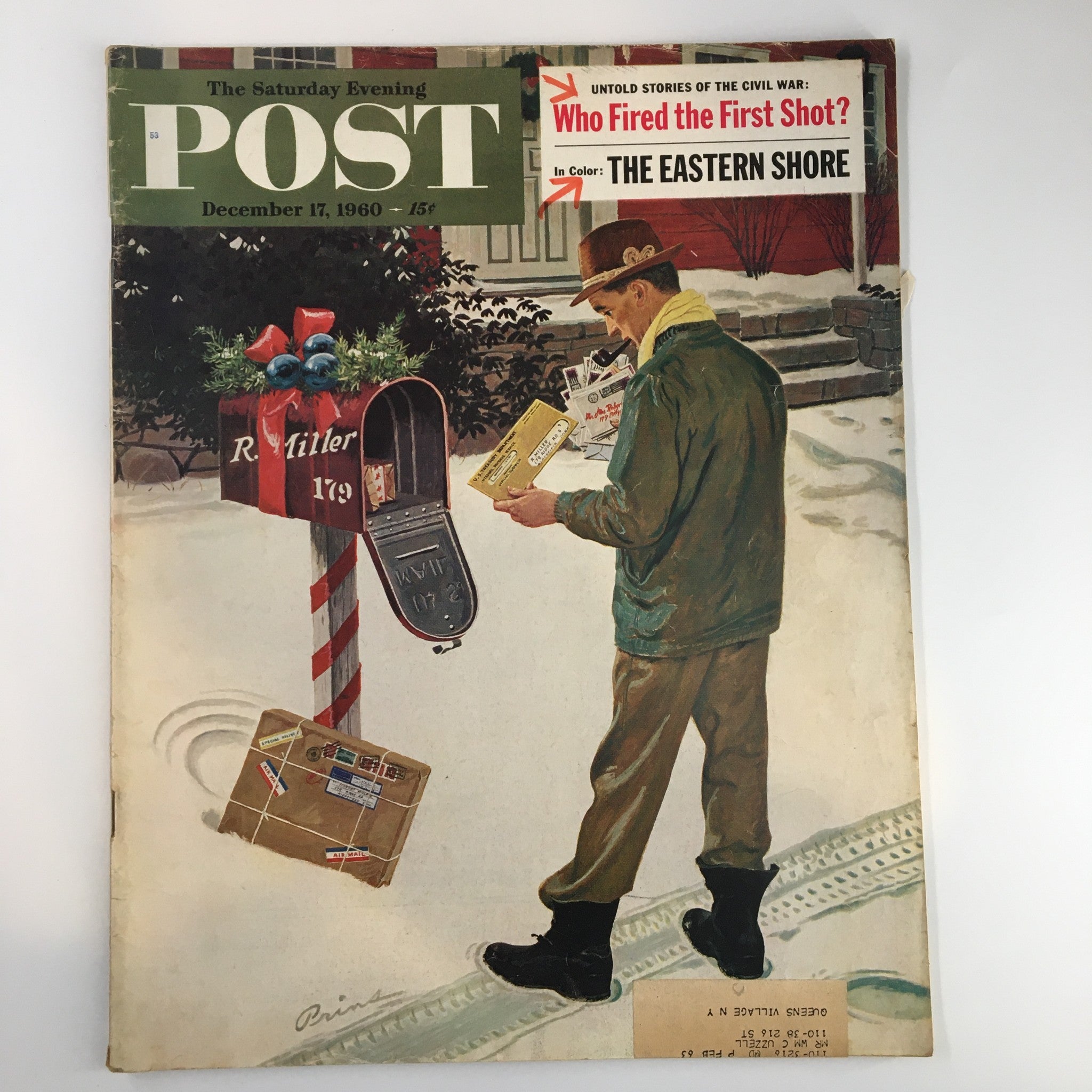 The Saturday Evening Post December 17 1960 Story of Who Fired The First Shots