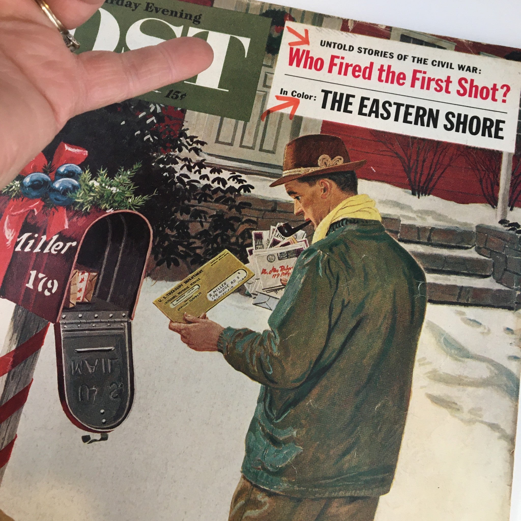 The Saturday Evening Post December 17 1960 Story of Who Fired The First Shots