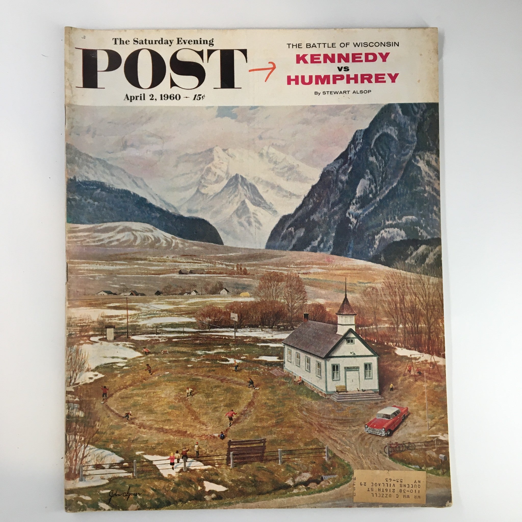 The Saturday Evening Post April 12 1960 John F. Kennedy vs Hubert Humphrey