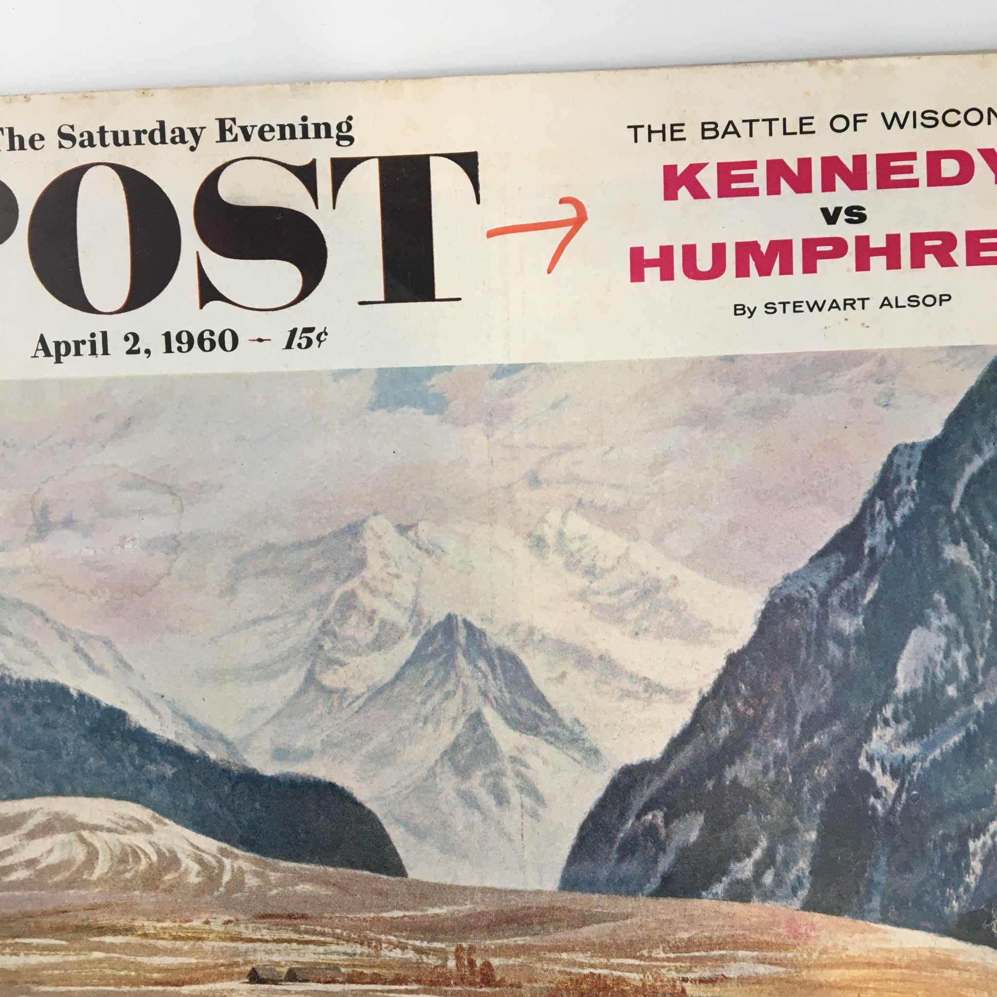 The Saturday Evening Post April 12 1960 John F. Kennedy vs Hubert Humphrey