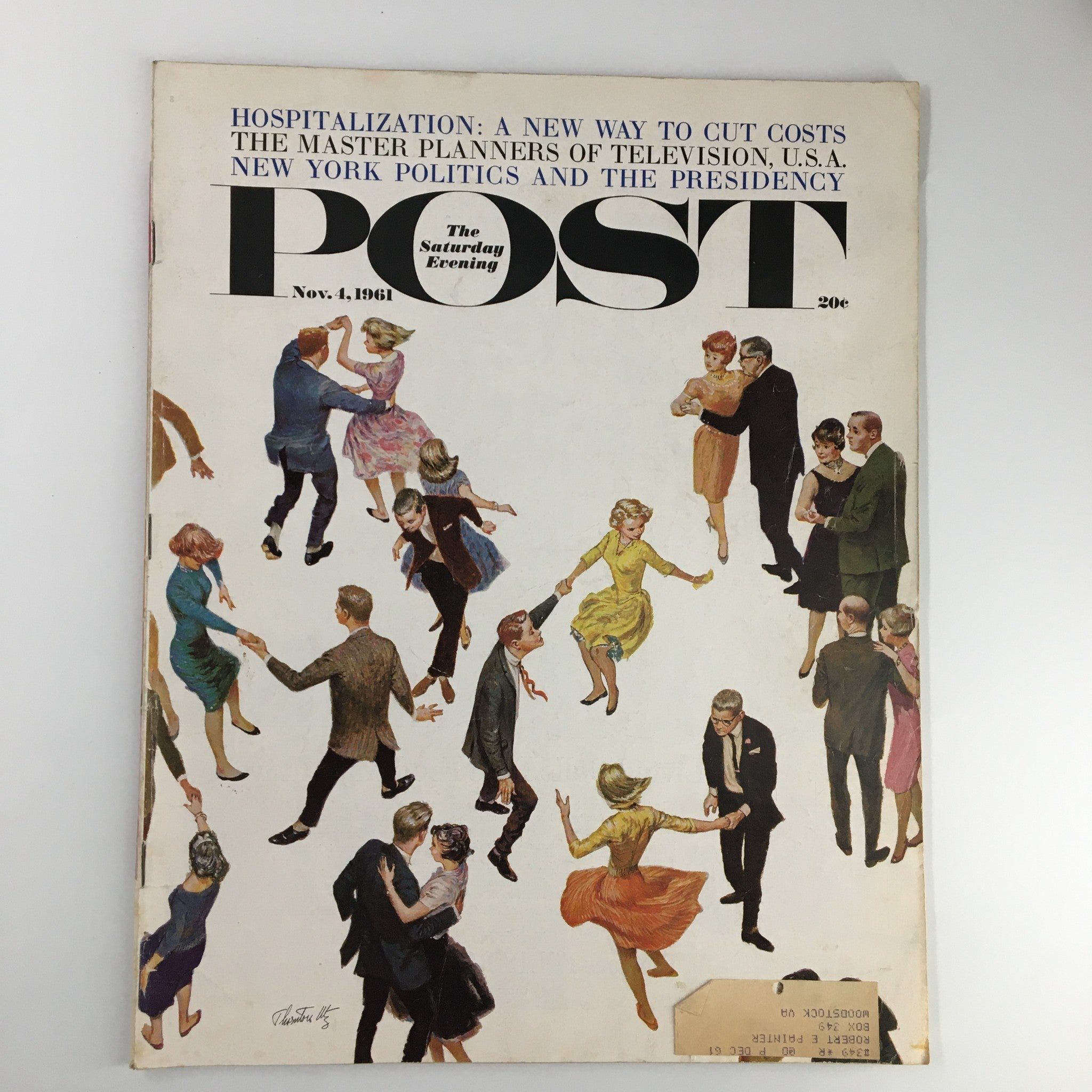 The Saturday Evening Post November 4 1961 The Master Planners of Television USA