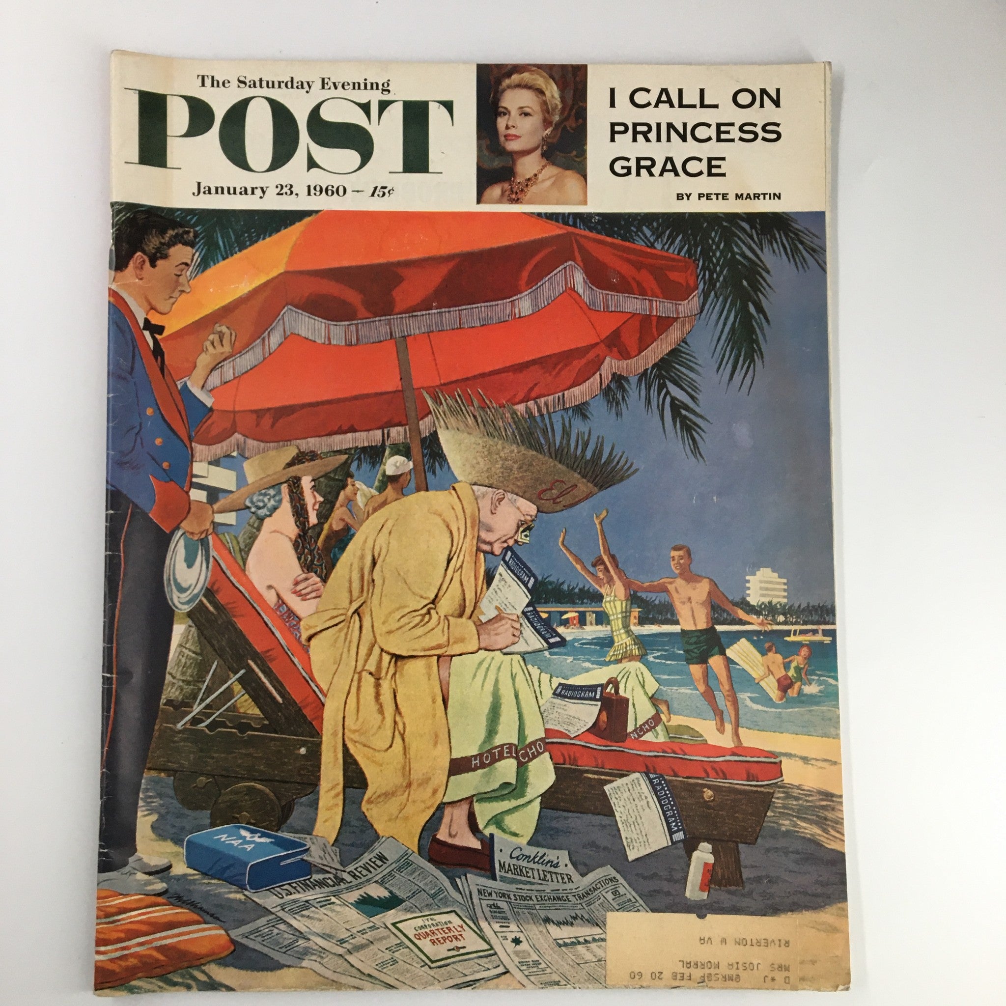 The Saturday Evening Post January 23 1960 I Call On Princess Grace, Pete Martin