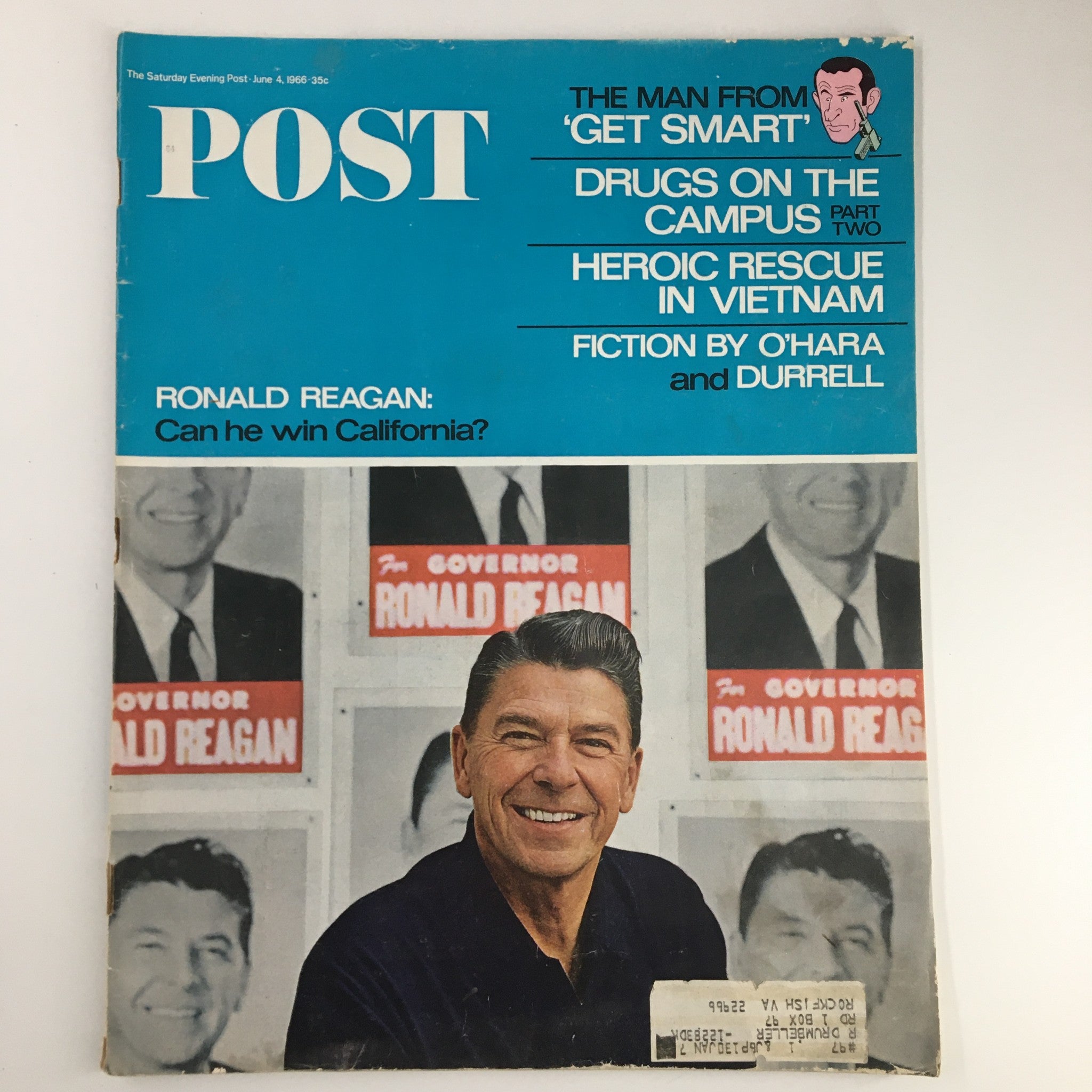 The Saturday Evening Post June 4 1966 Ronald Reagan, Can He Win California?